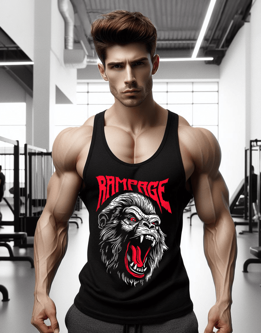 Rampage Gym Fitness Tank Top Sporcu Atleti