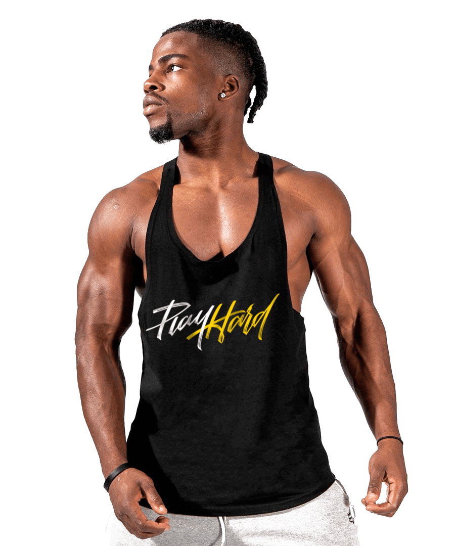 Play Hard Gym Fitness Tank Top Sporcu Atleti