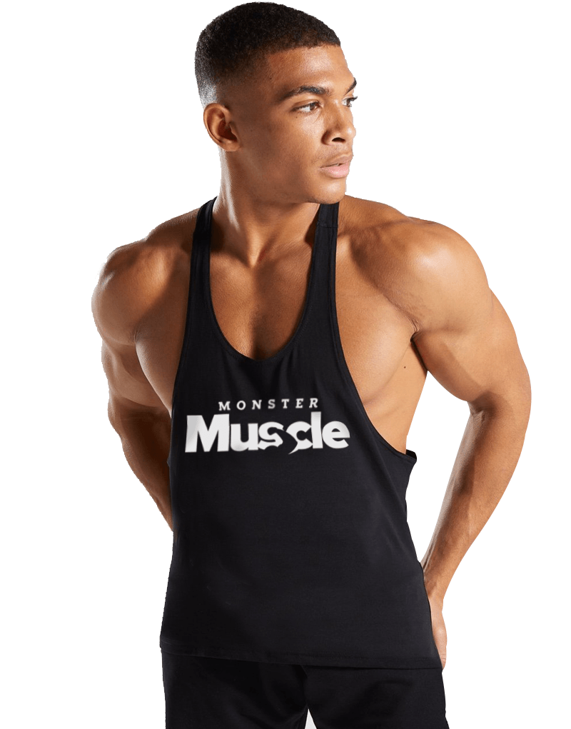 Monster Muscle Gym Fitness Tank Top Sporcu Atleti