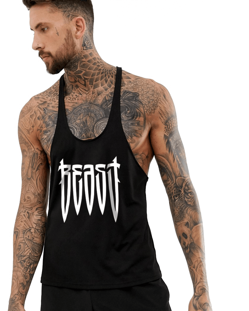 Beast Gym Fitness Tank Top Sporcu Atleti