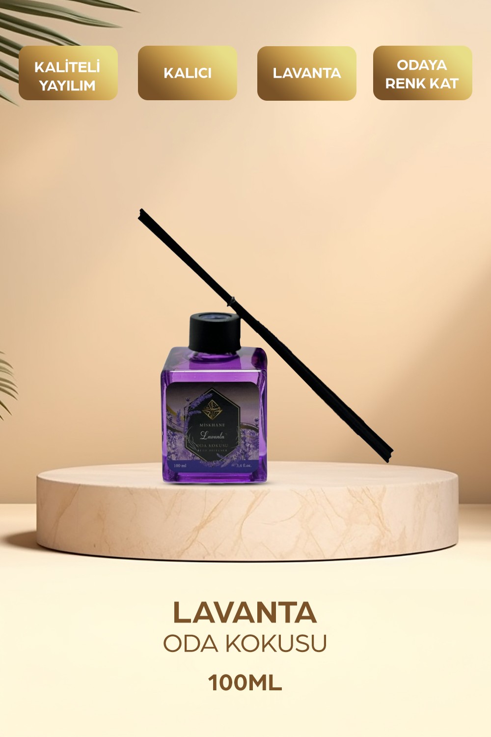 Lavanta Oda Kokusu Bambu Çubuklu 100ml