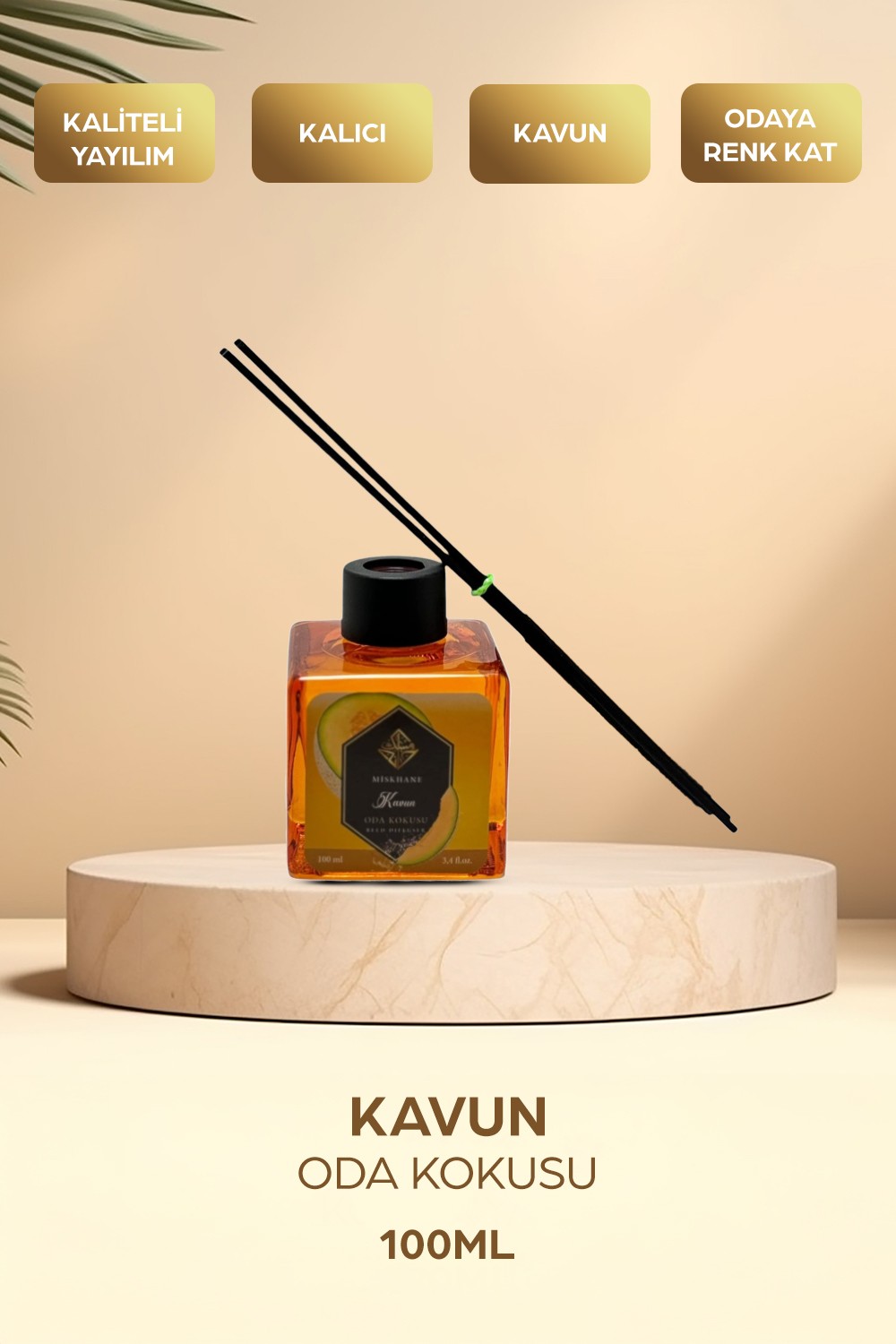 Kavun Oda Kokusu Bambu Çubuklu 100ml