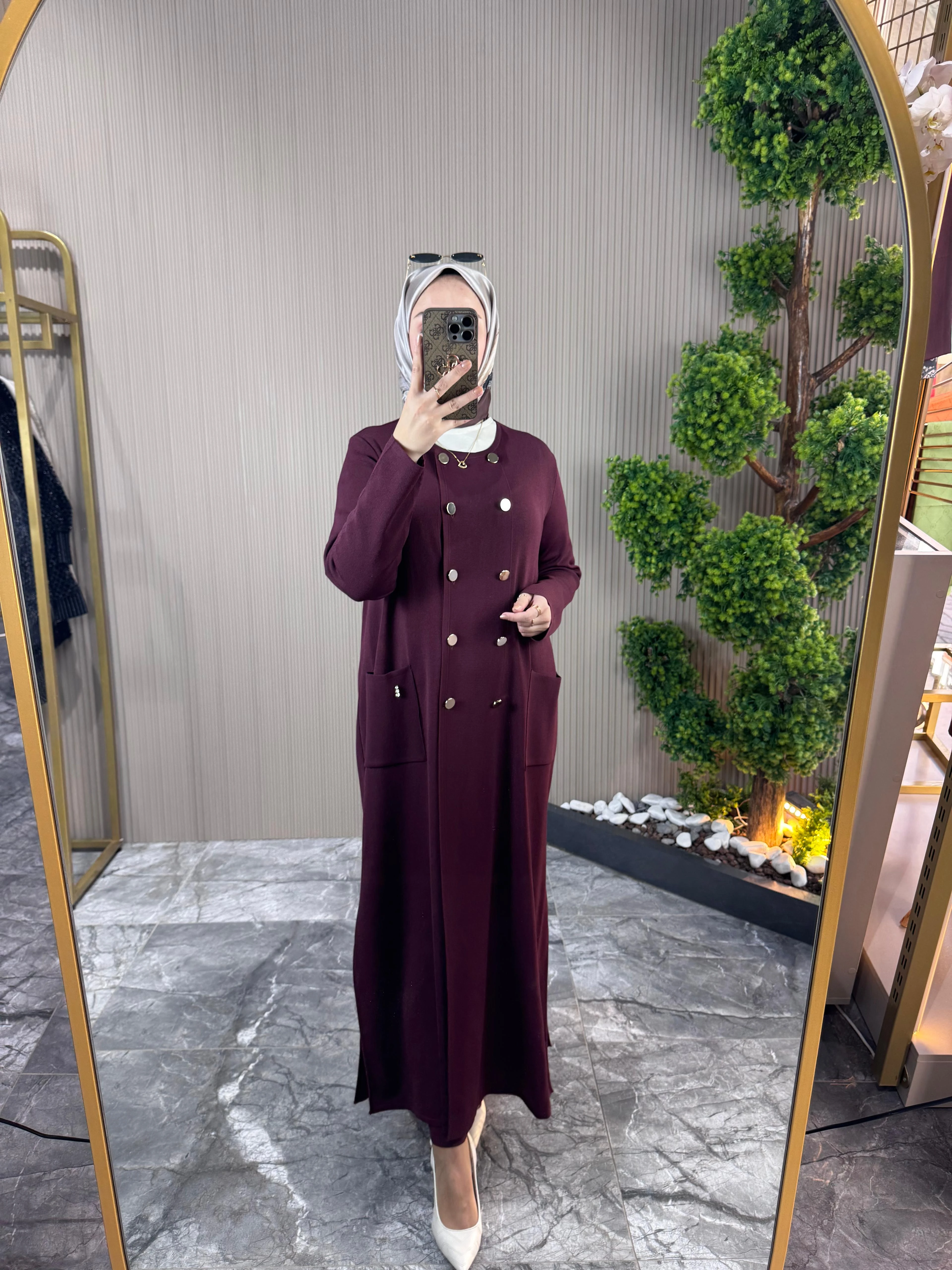 MİSS DALİDA Çelik Örme Tam Boy Kap