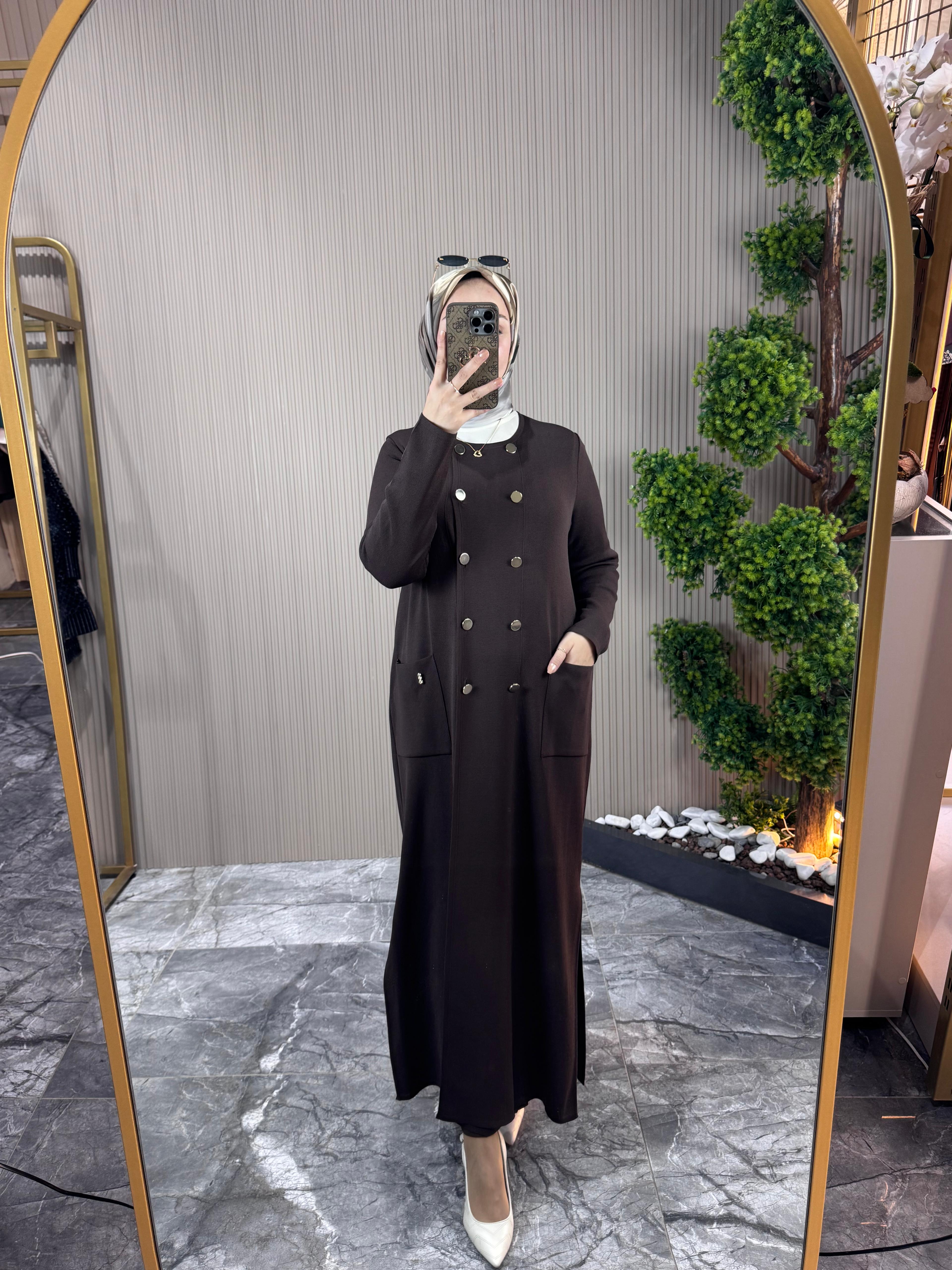 MİSS DALİDA Çelik Örme Tam Boy Kap