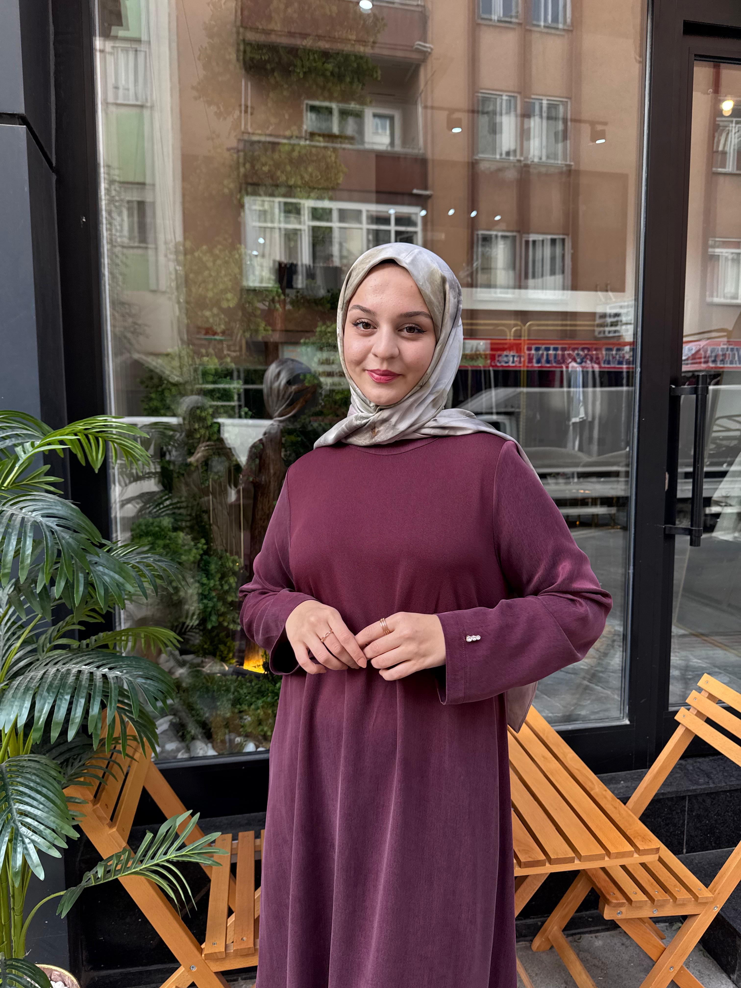 MİSS DALİDA Çelik Örme / İpek Qupro Elbise