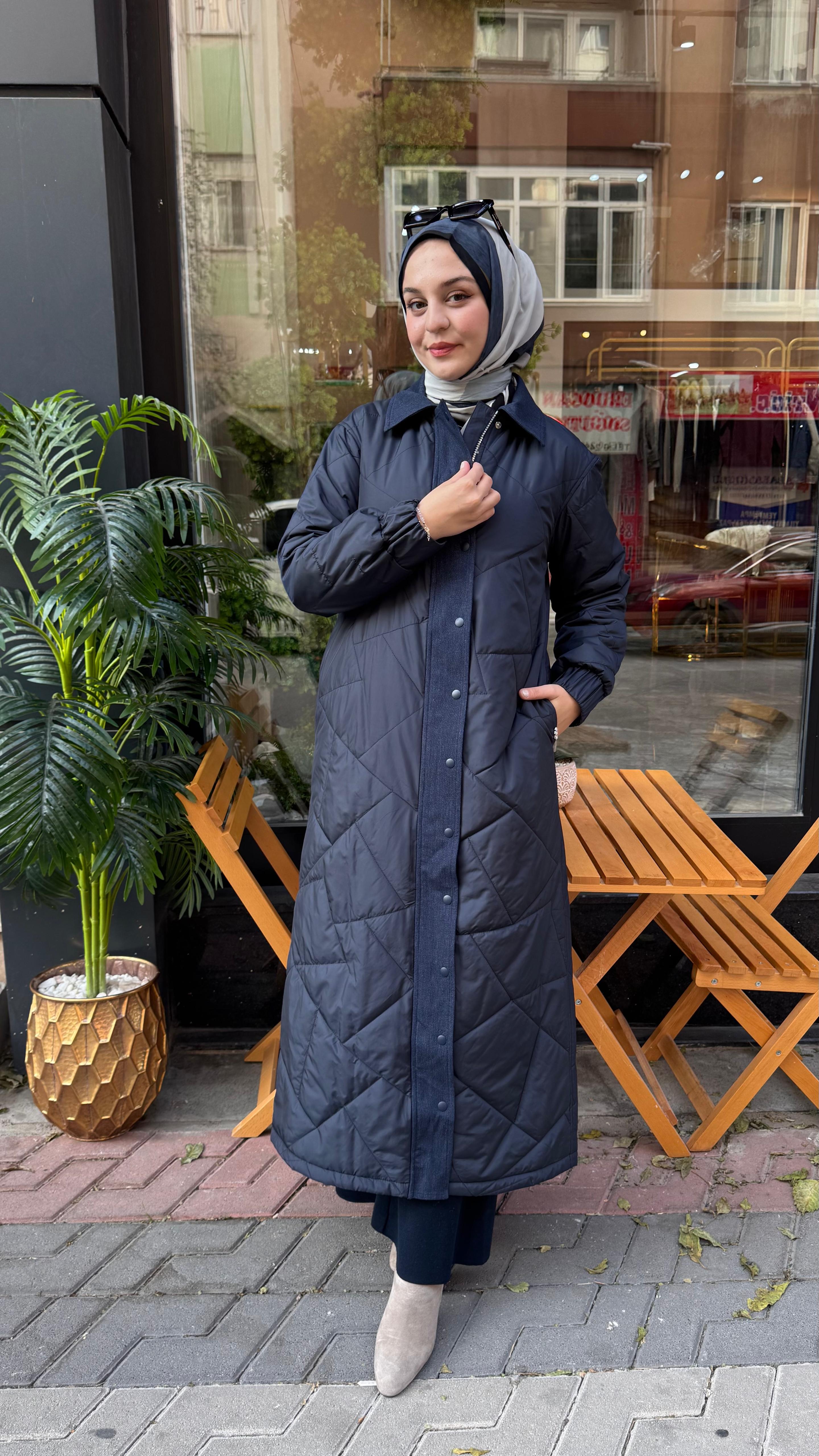 MİSS DALİDA Denim Detaylı Mont