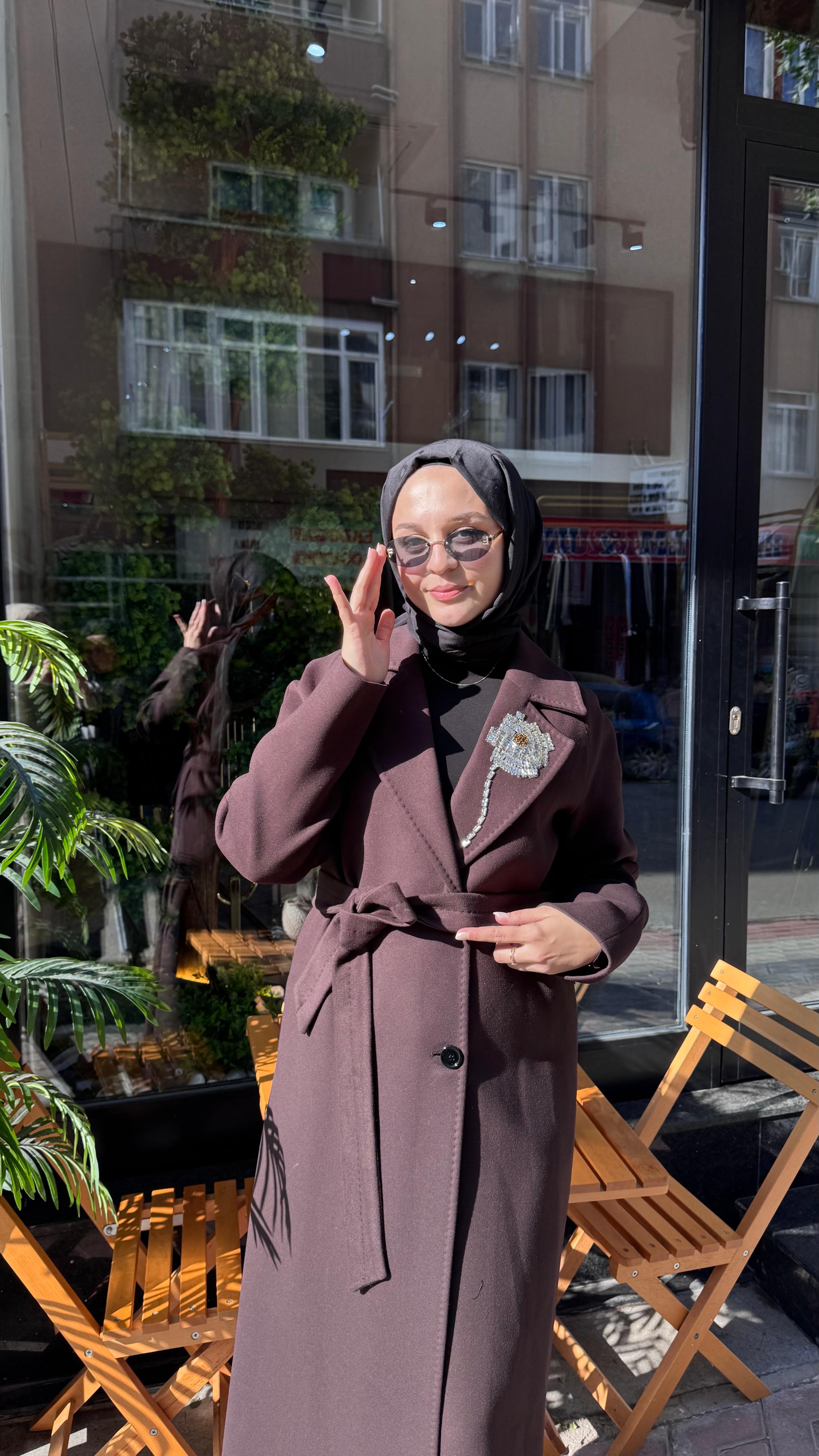 MİSSEMRAMİS İşleme Detaylı Kaşe / Kaban