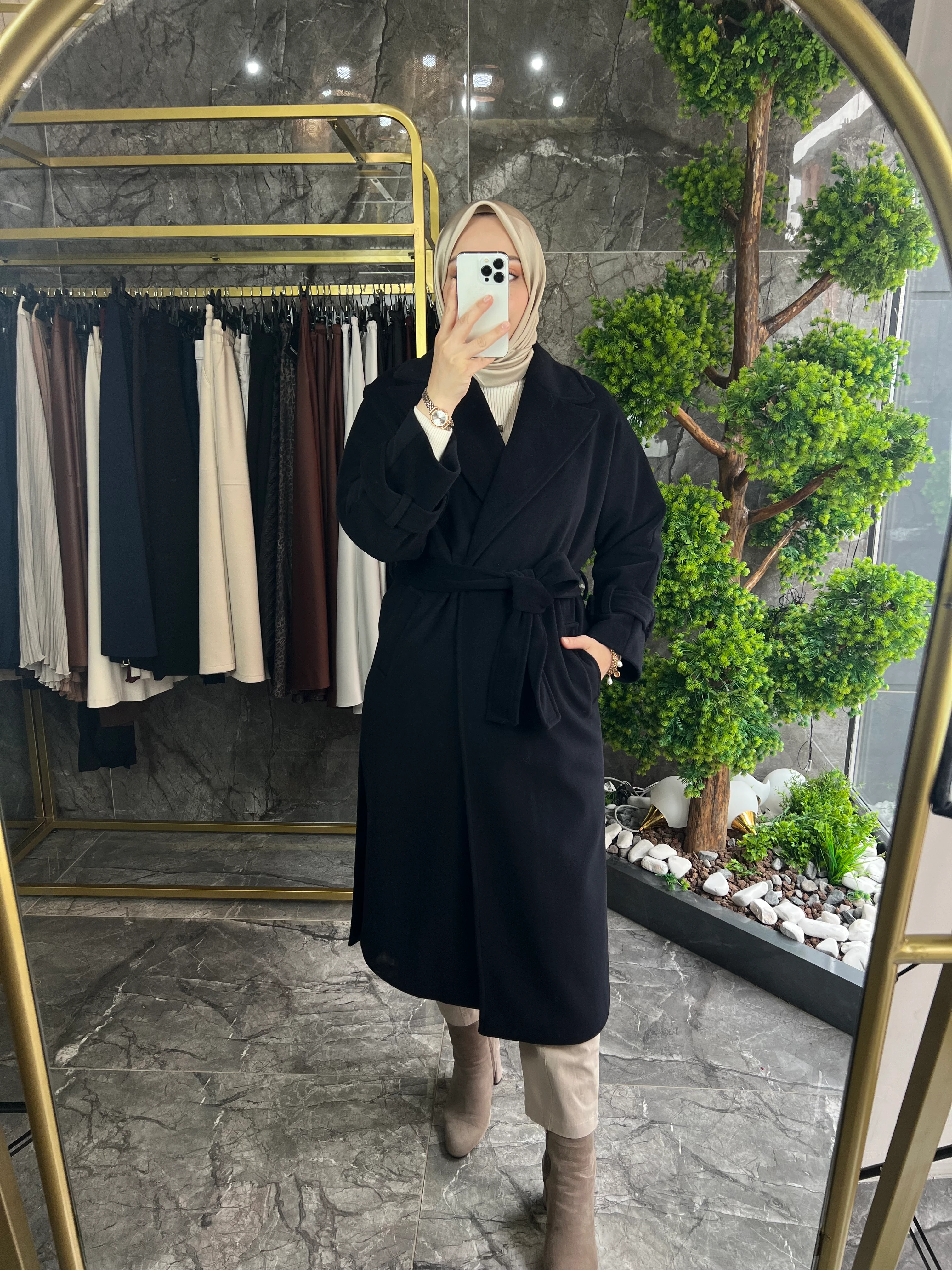 GHİSA Kaşmir ve Kaşe kaban