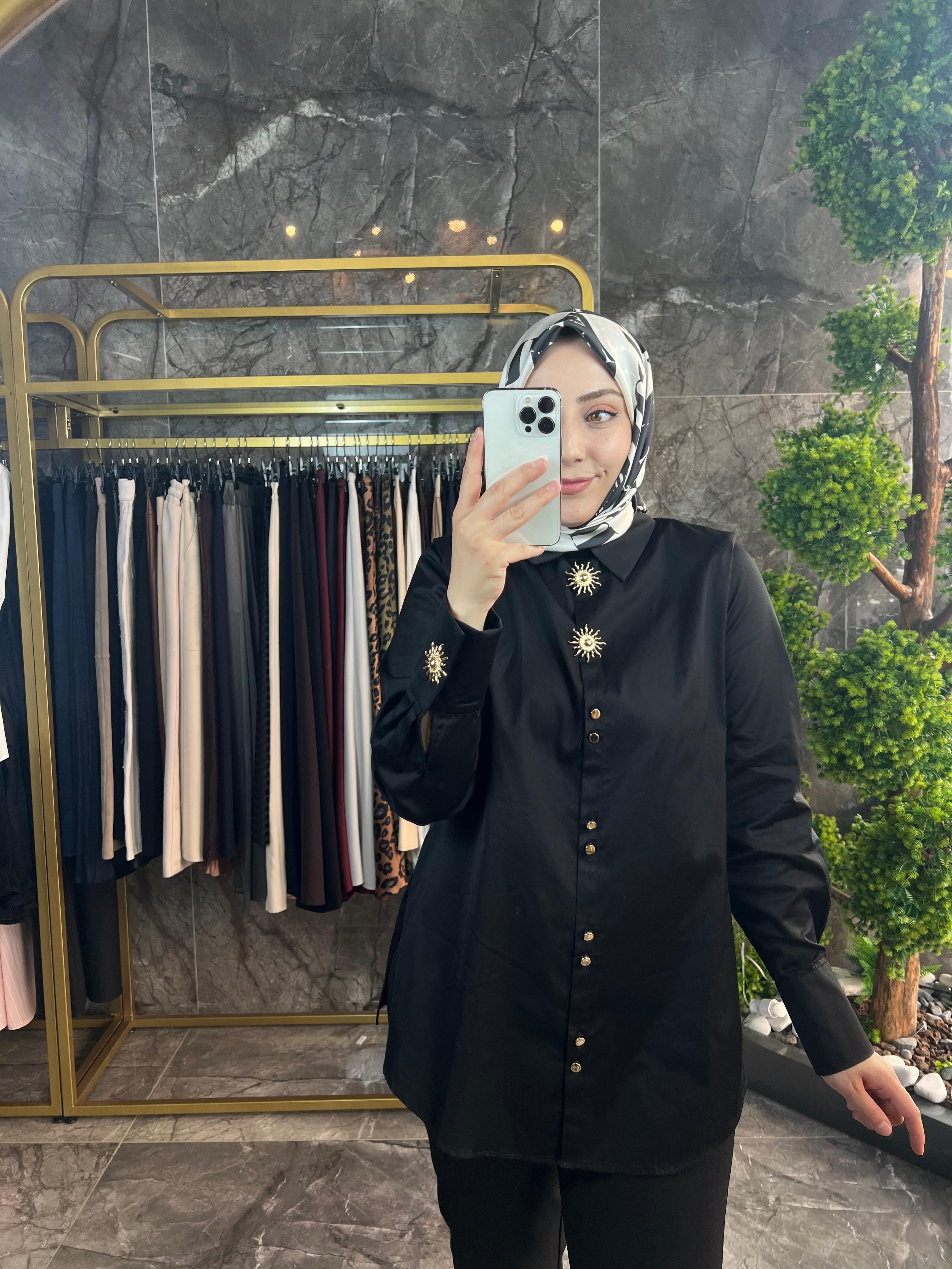 MİSSEMRAMİS Poplin Kumaş Gömlek