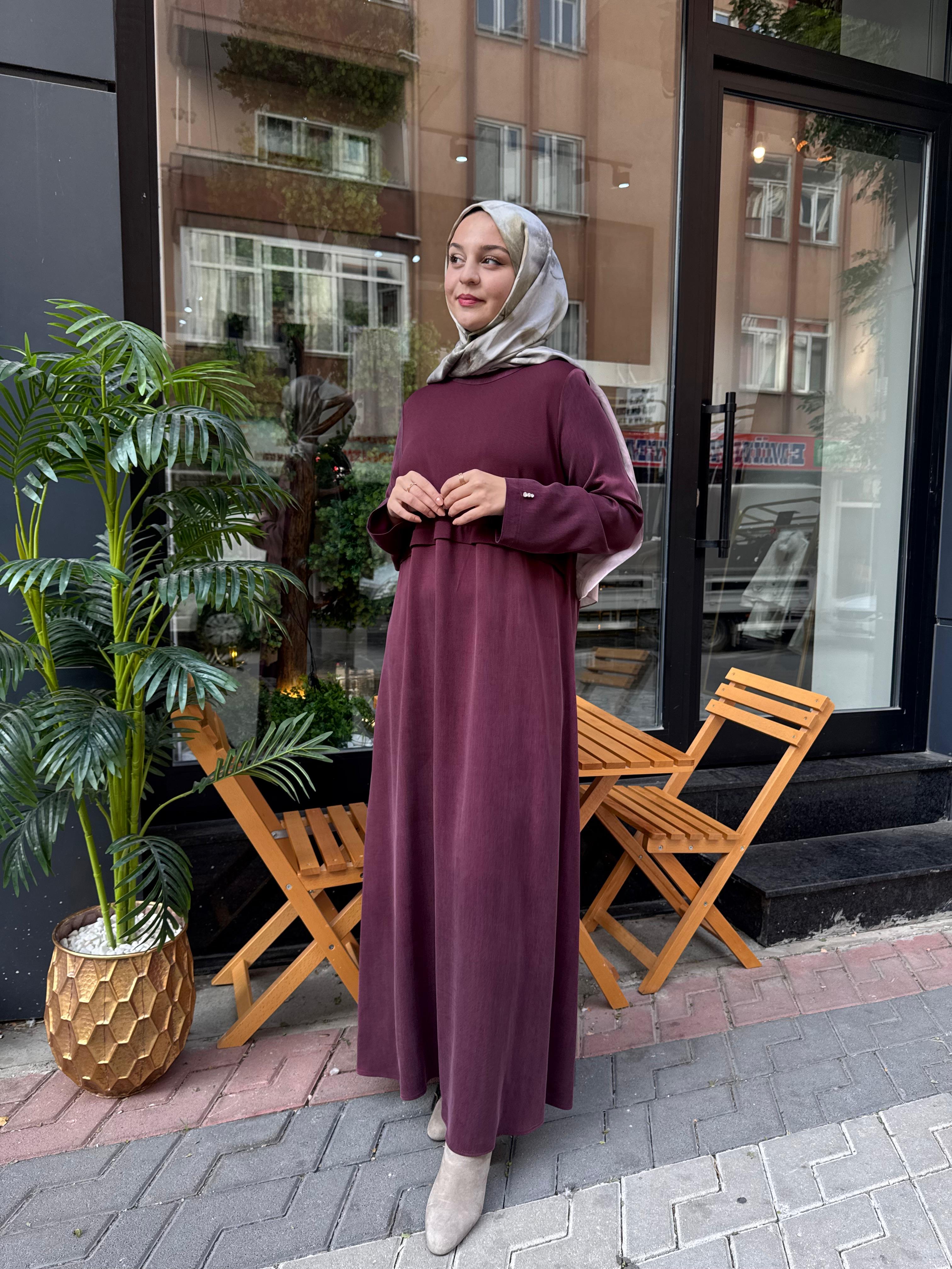 MİSS DALİDA Çelik Örme / İpek Qupro Elbise