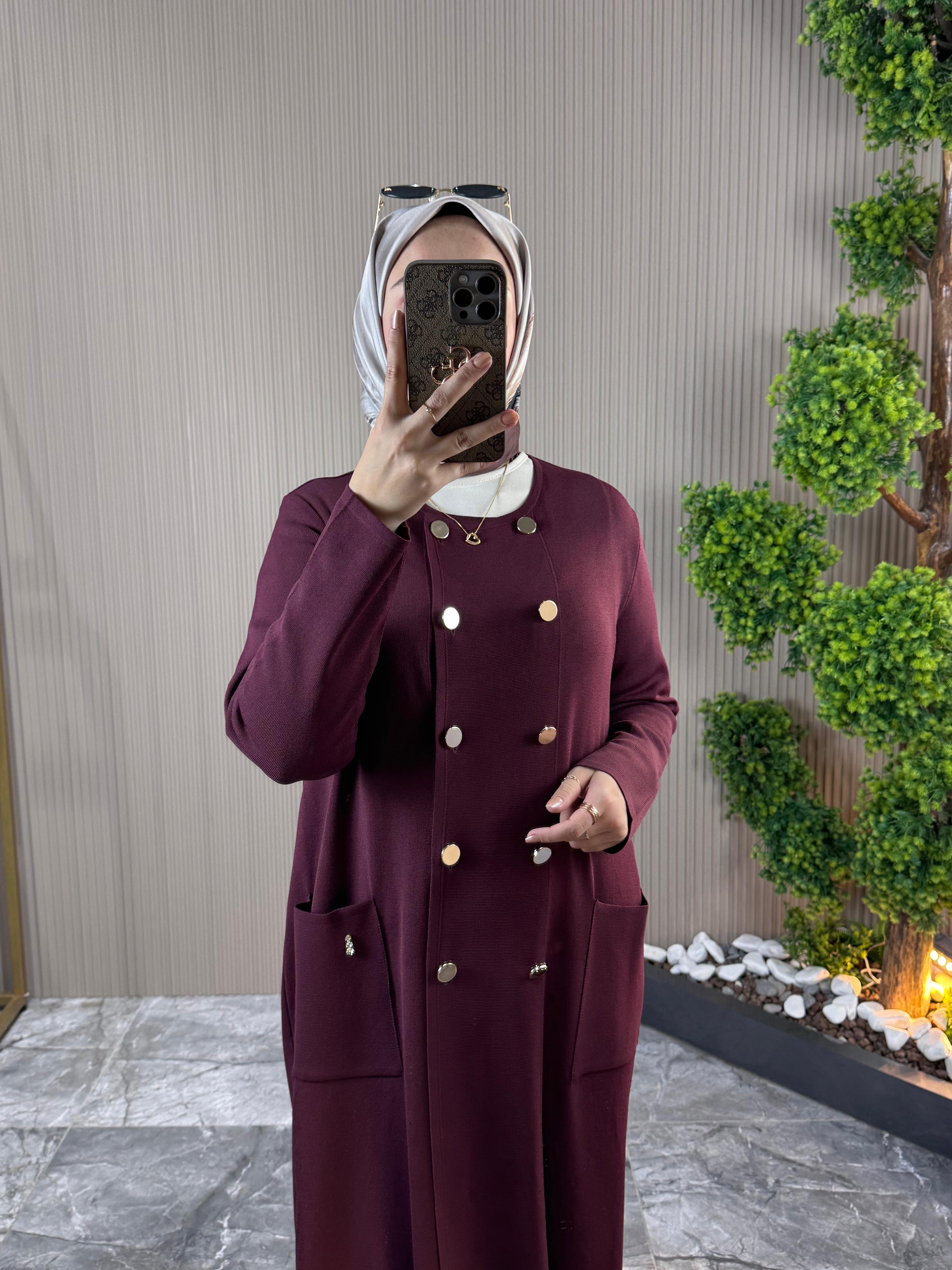 MİSS DALİDA Çelik Örme Tam Boy Kap