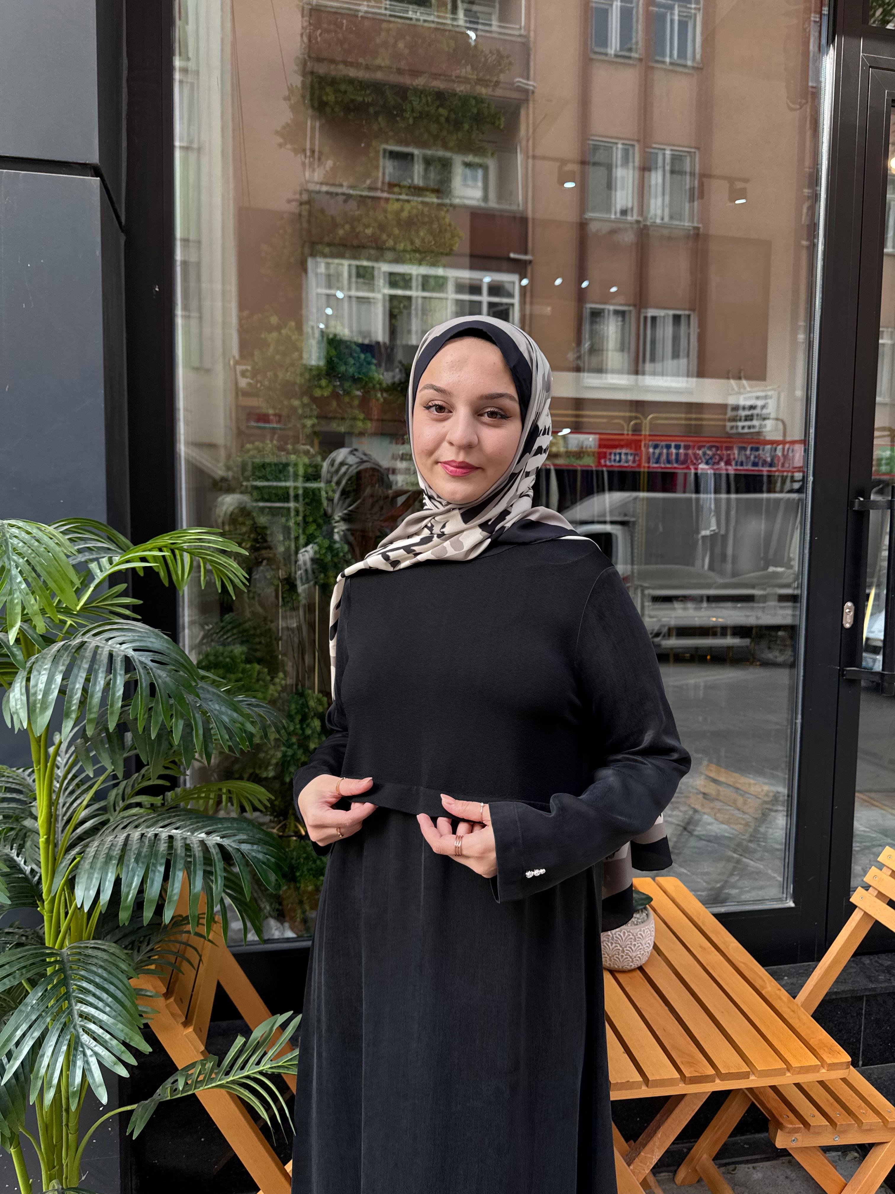 MİSS DALİDA Çelik Örme / İpek Qupro Elbise