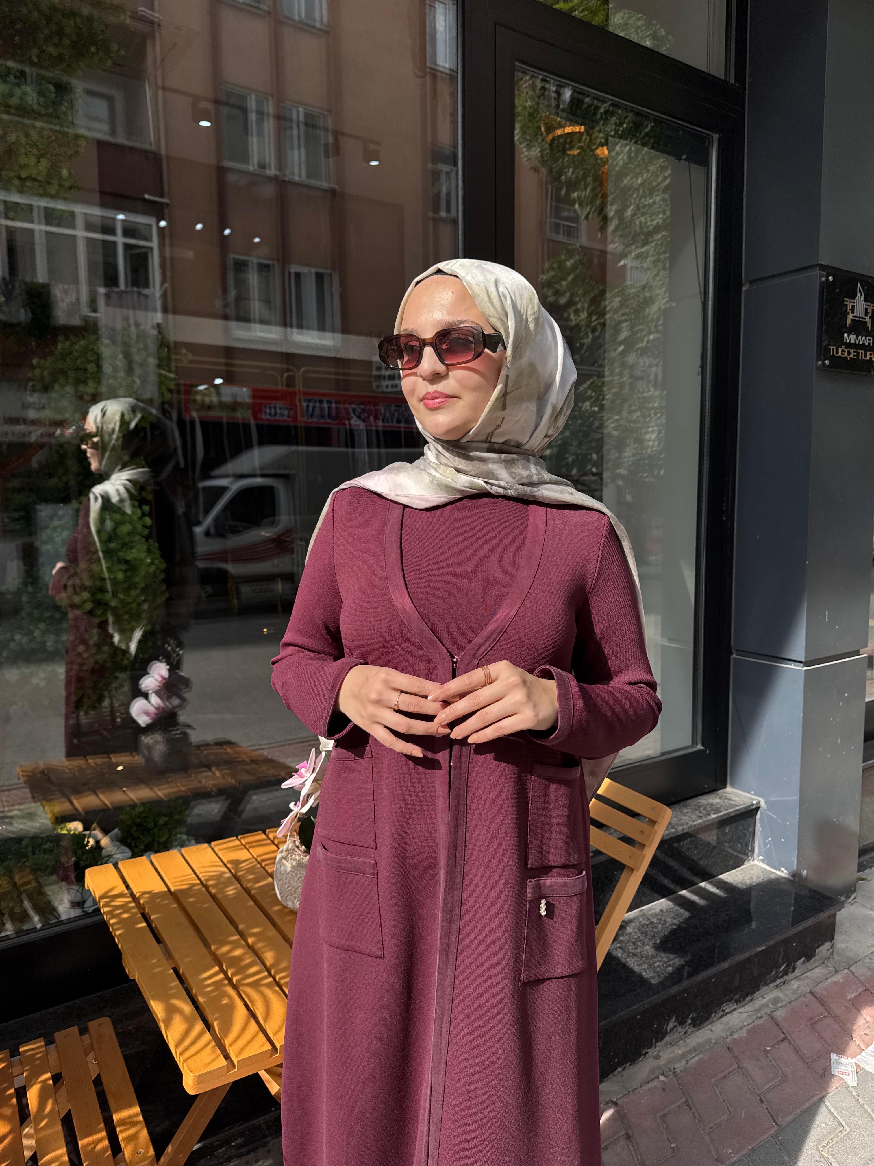 MİSS DALİDA Çelik Örme Hırka