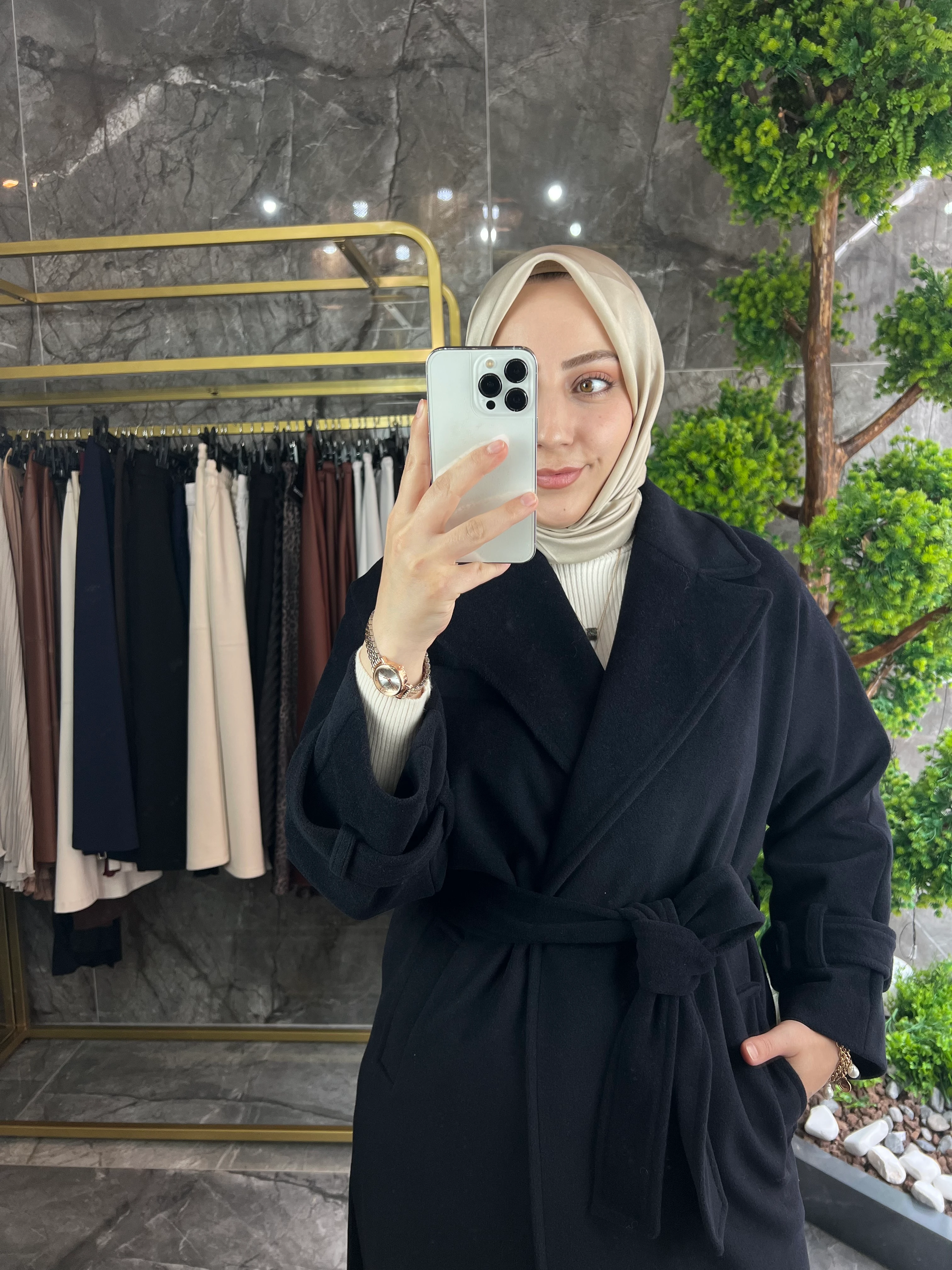 GHİSA Kaşmir ve Kaşe kaban