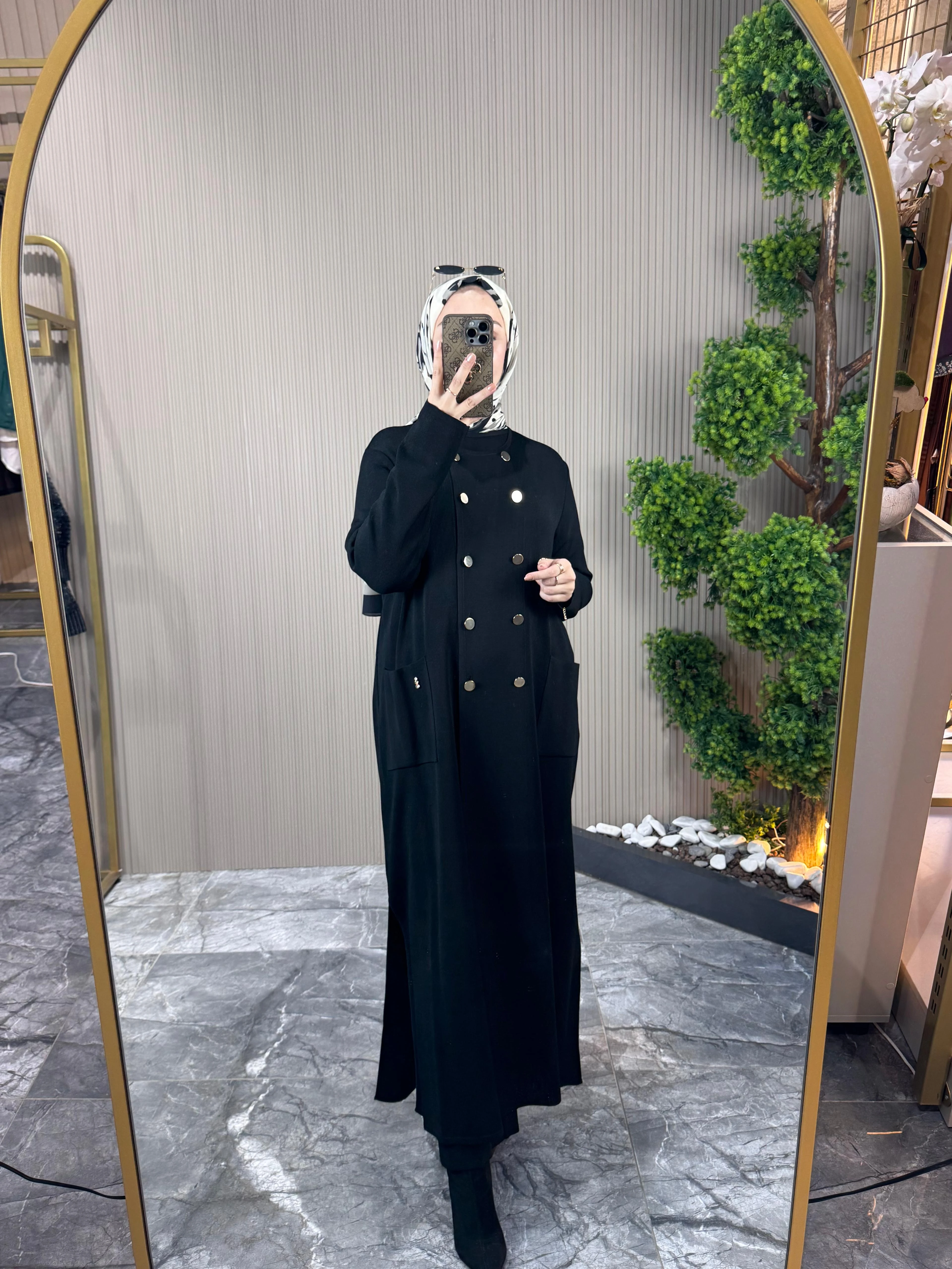 MİSS DALİDA Çelik Örme Tam Boy Kap