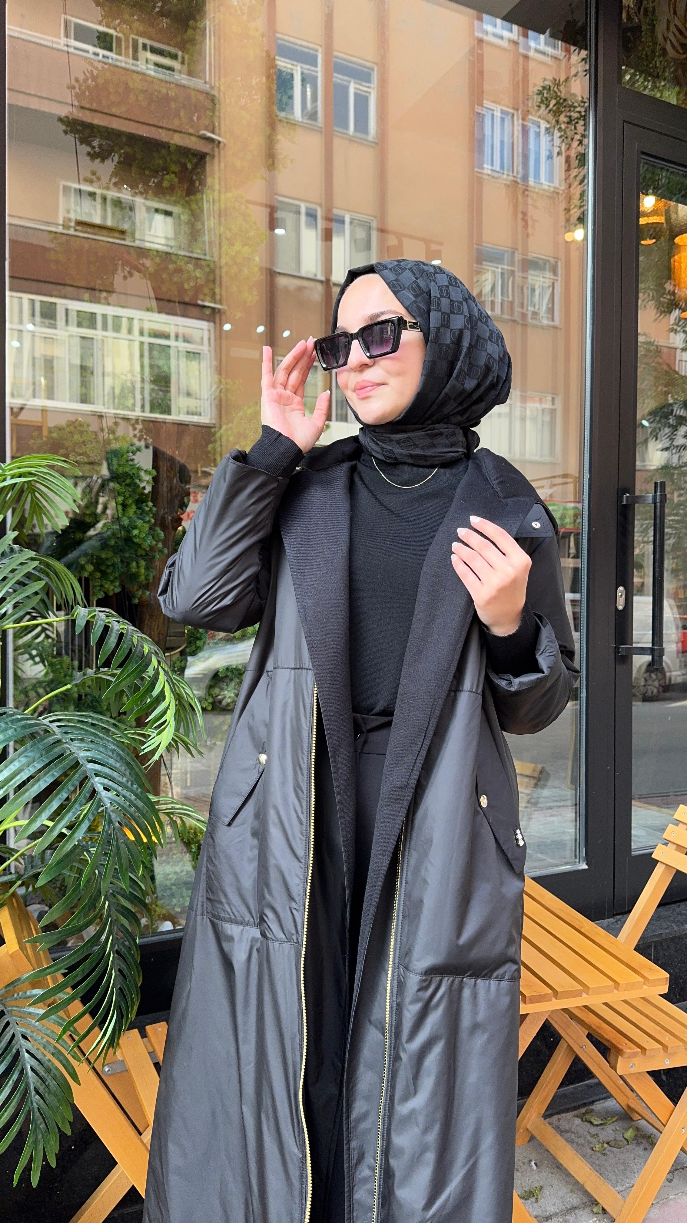 MİSS DALİDA Yün İçerikli Mont