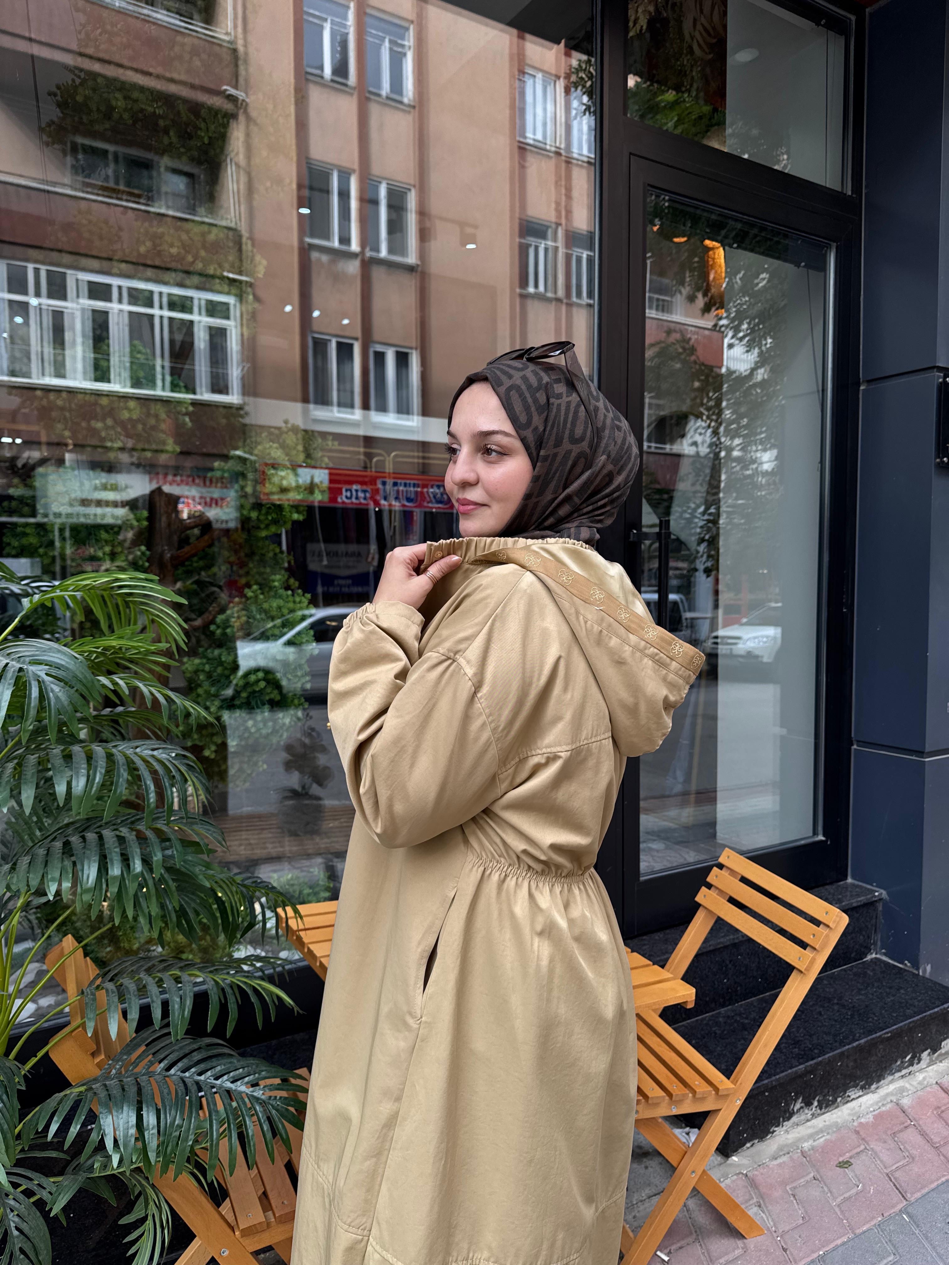 GHİSA Kapişonlu Trençkot