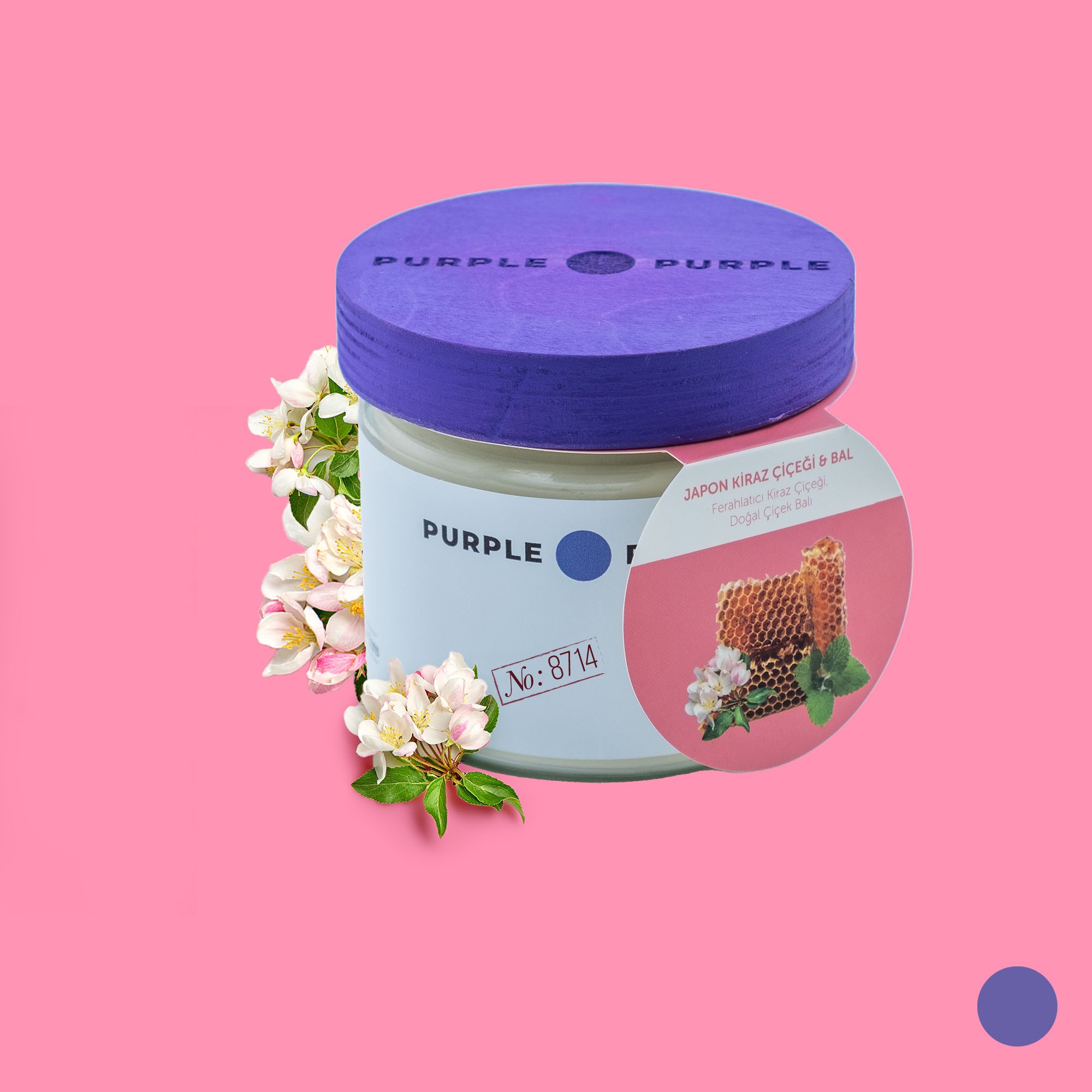 JAPANESE CHERRY BLOSSOM & HONEY Doğal Mum 539g