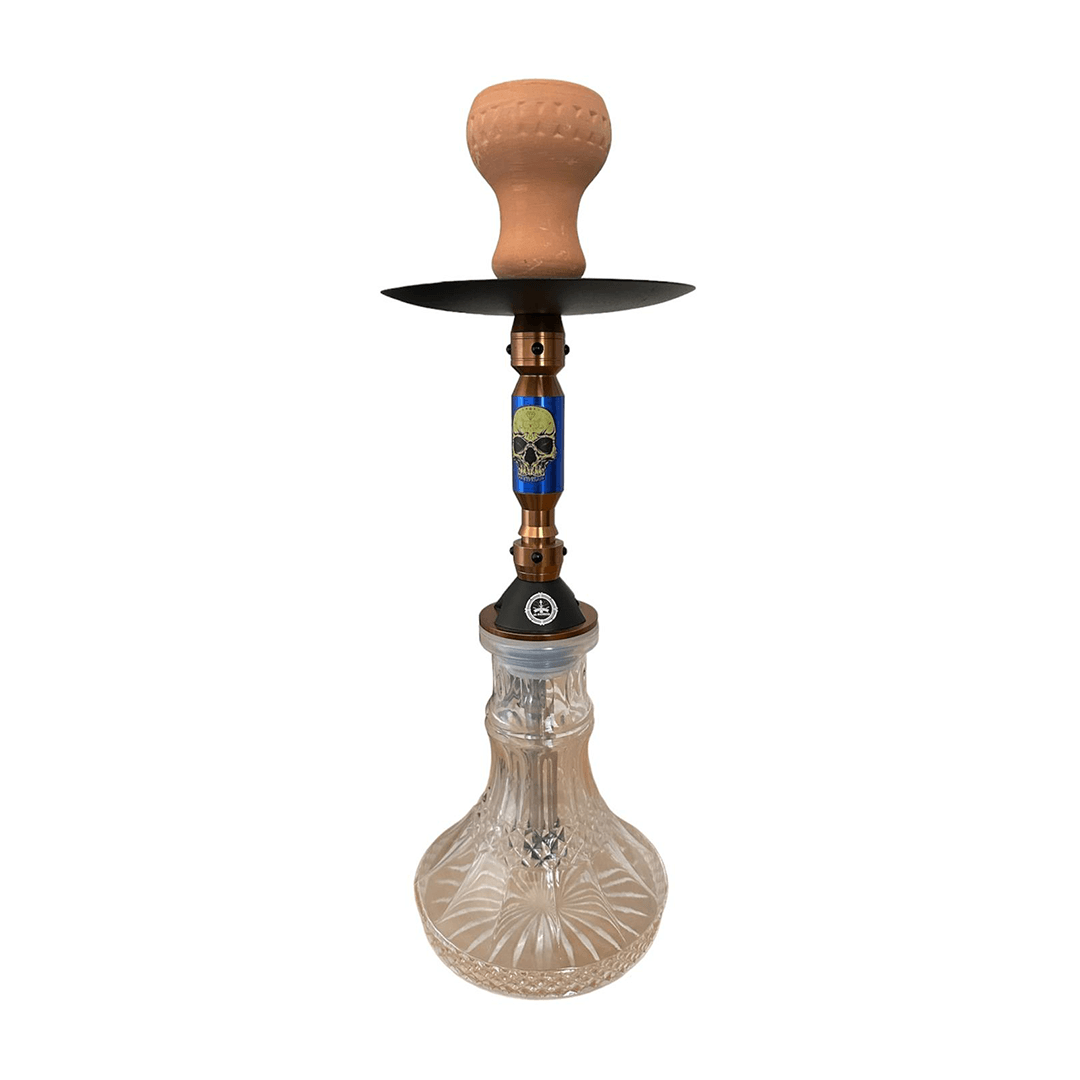 Kuru Kafa Motifli Rus Tipi Nargile Takımı