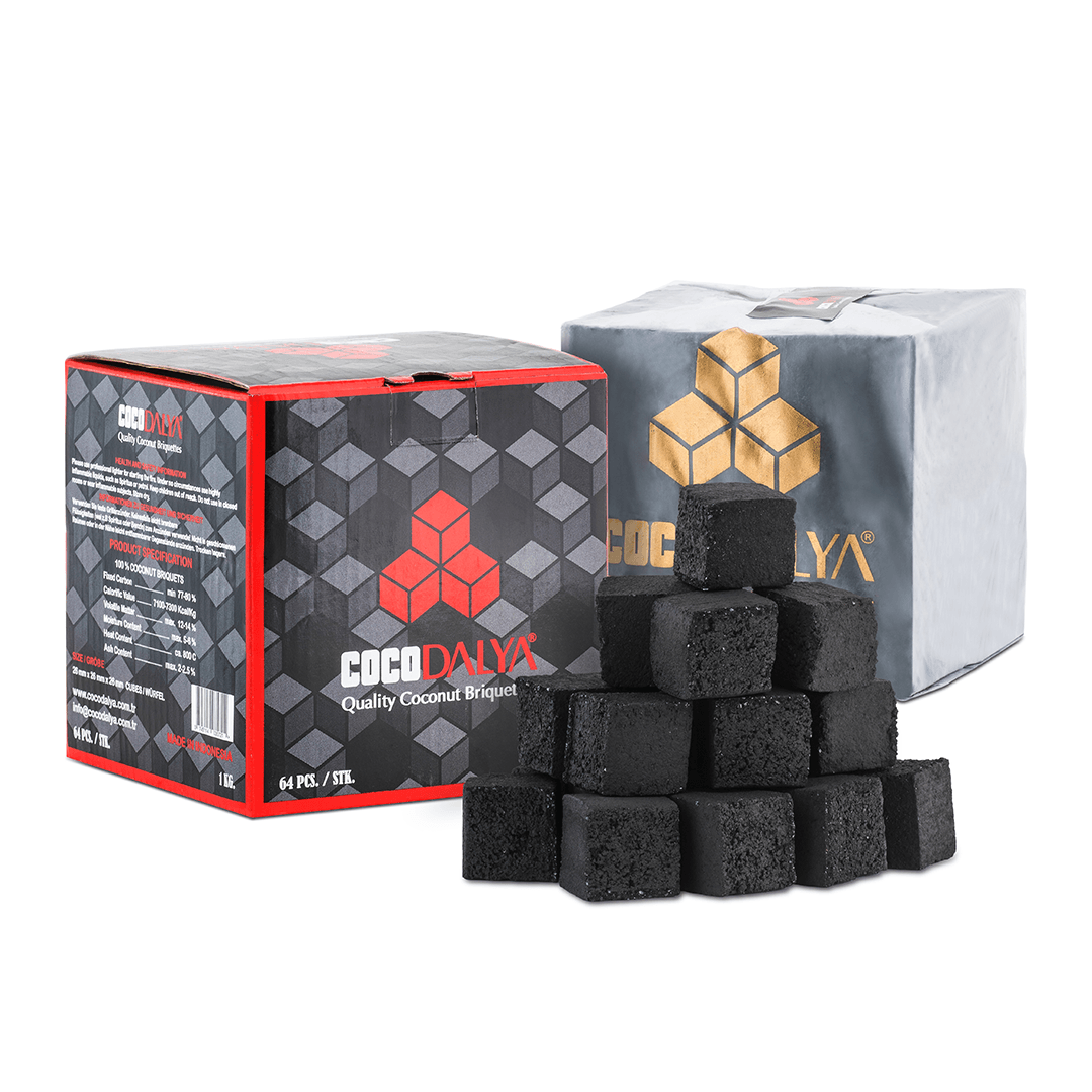 Cocodalya Küp Nargile Kömürü 1 KG #26er