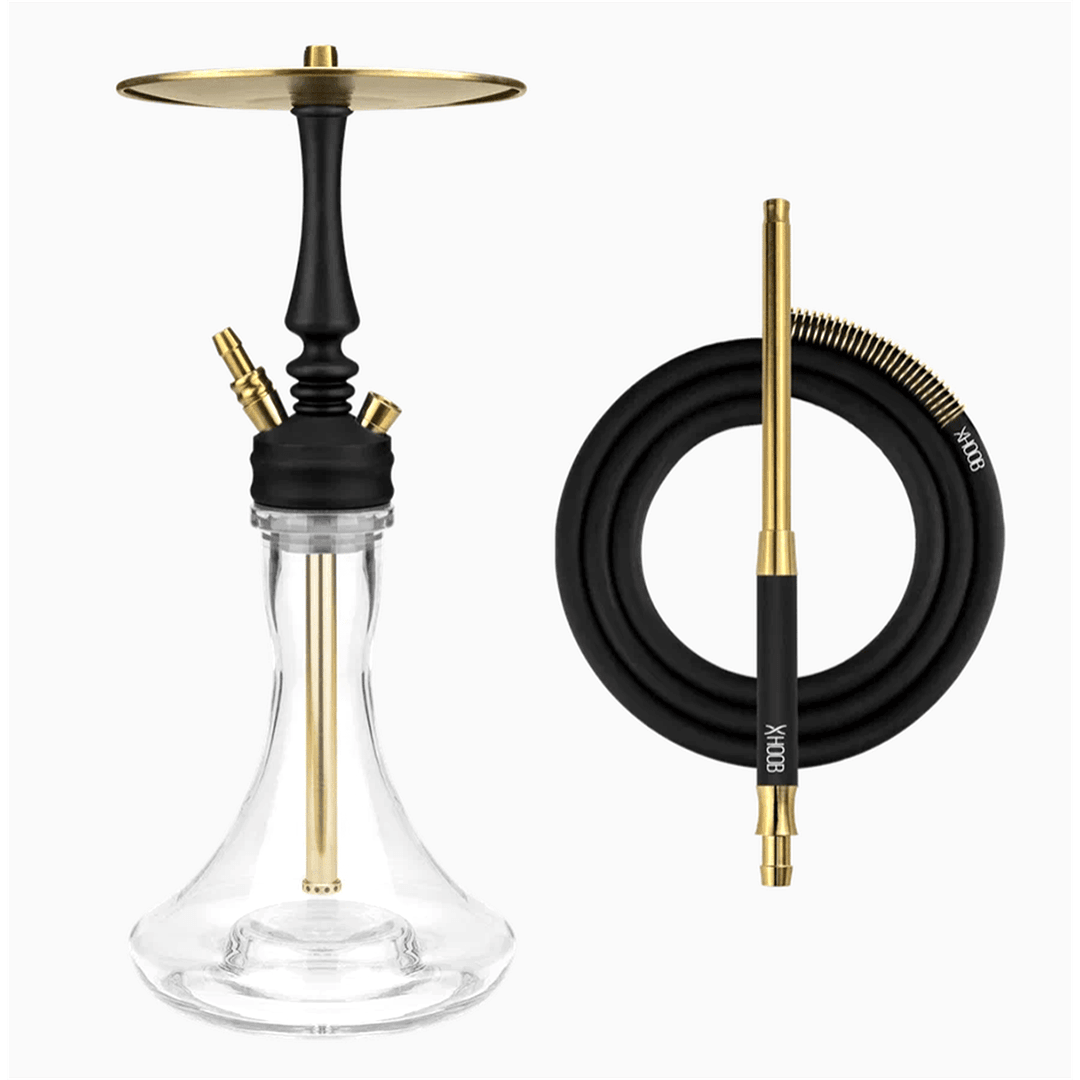 Hoob Mars Mini Black Gold Nargile Takımı