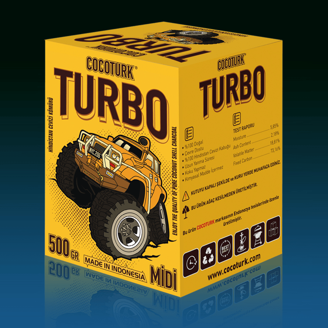 CocoTurk Turbo 500gr Nargile Kömürü
