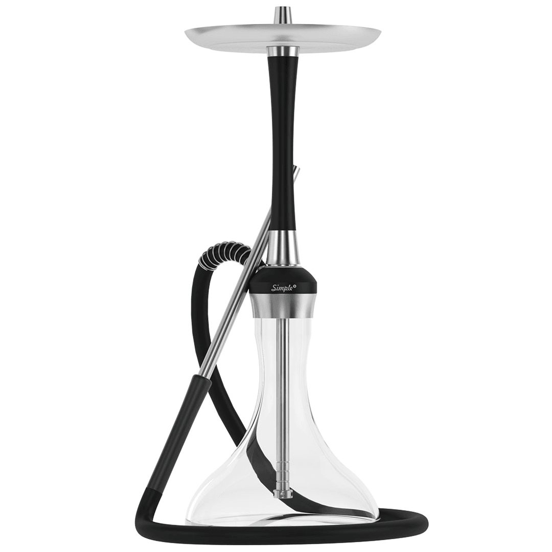 MattPear Simple S Pro Black Slim Nargile Takımı