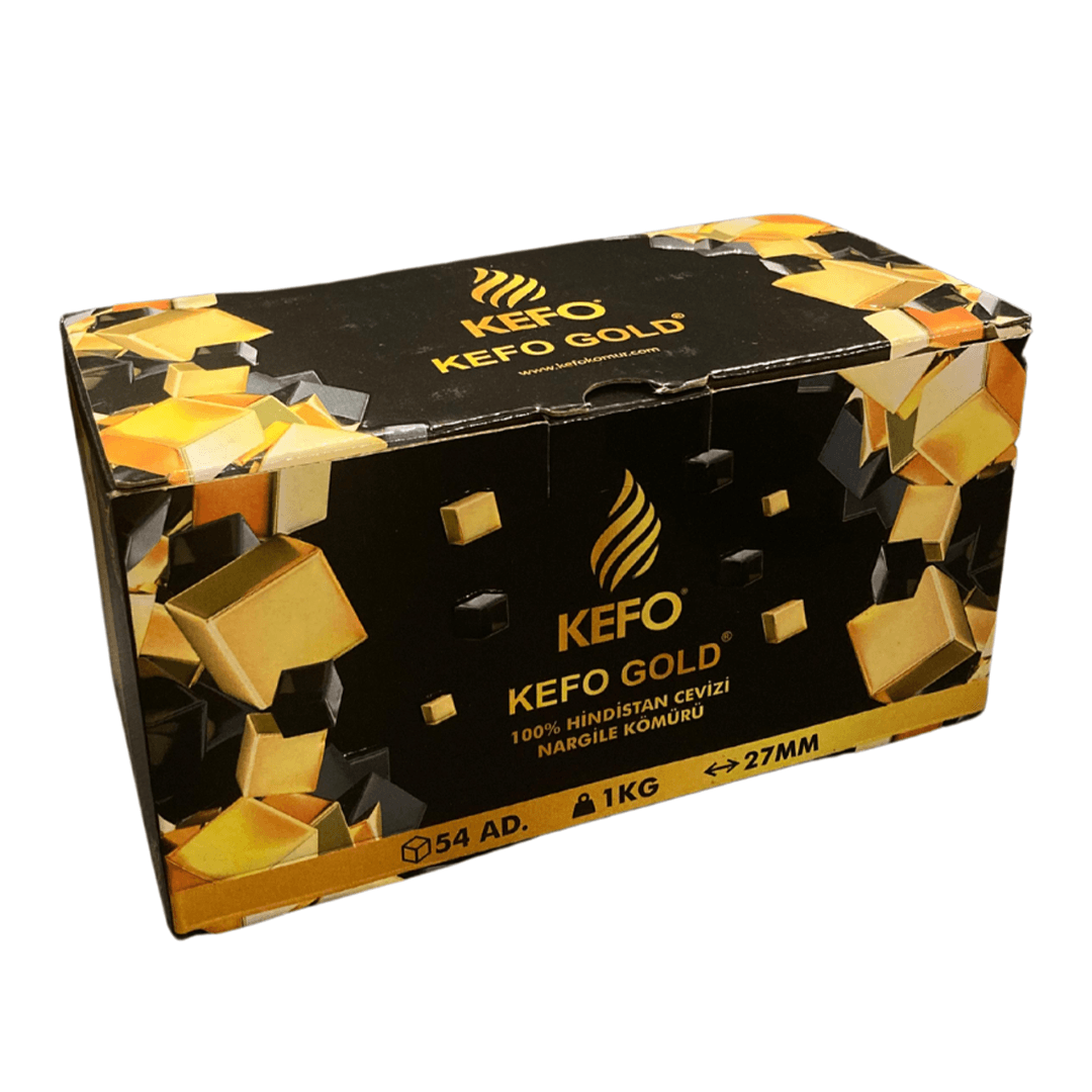 Kefo Gold 27mm Hindistan Cevizi Nargile Kömürü