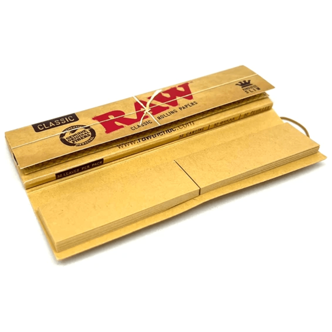 Raw King Size Slim Zıvanalı Sigara Sarma Kağıdı