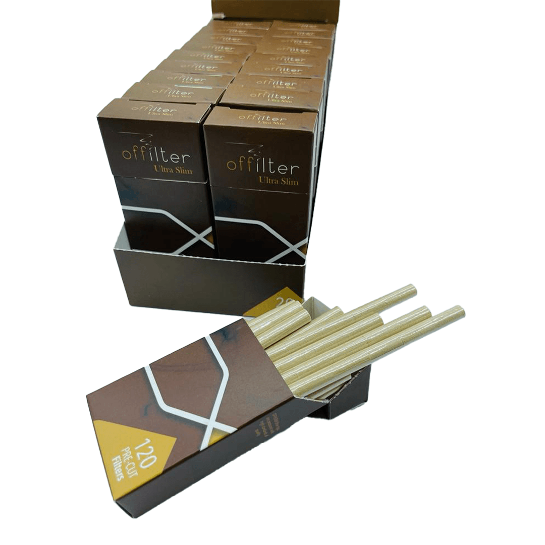 Offilter Organik Ultra Slim 120'li Sigara Sarma Filtresi 