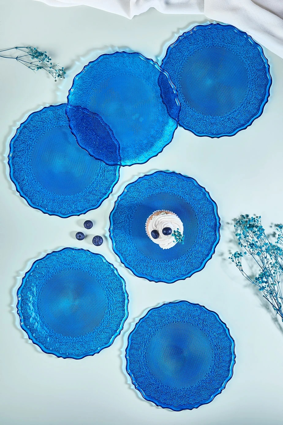 Goblen 6 Parça Pasta Servis Tabağı Seti