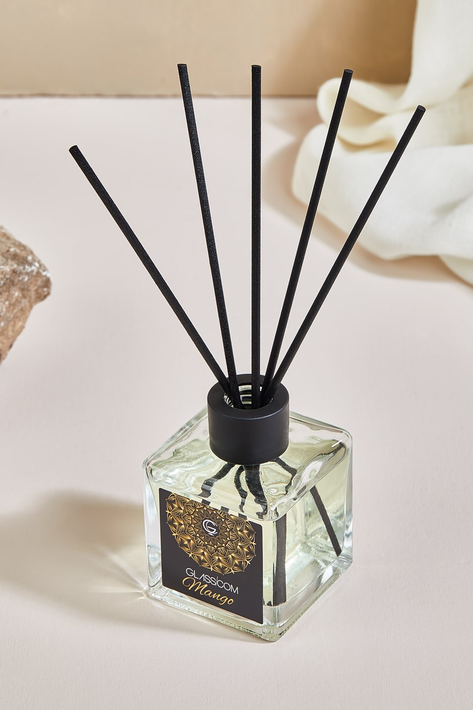 Reed Diffuser Mango Aromalı Bambu Çubuklu Oda Kokusu