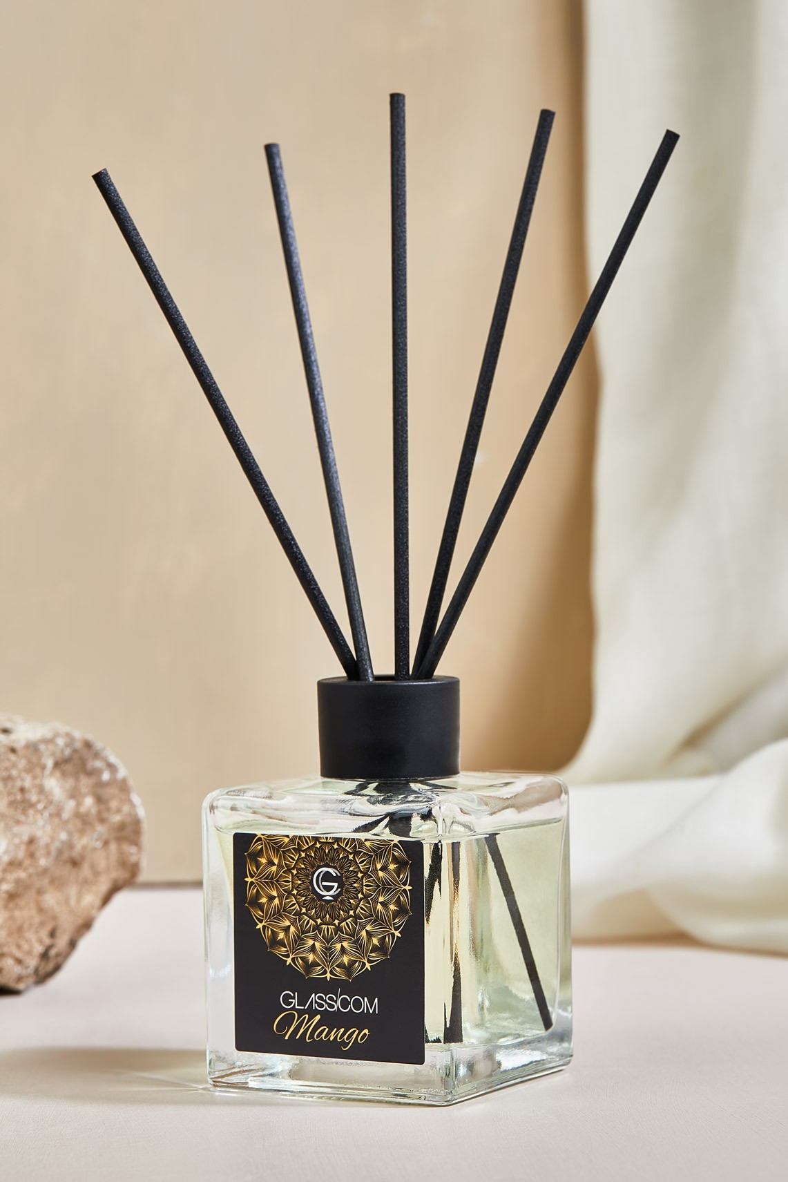 Reed Diffuser Mango Aromalı Bambu Çubuklu Oda Kokusu