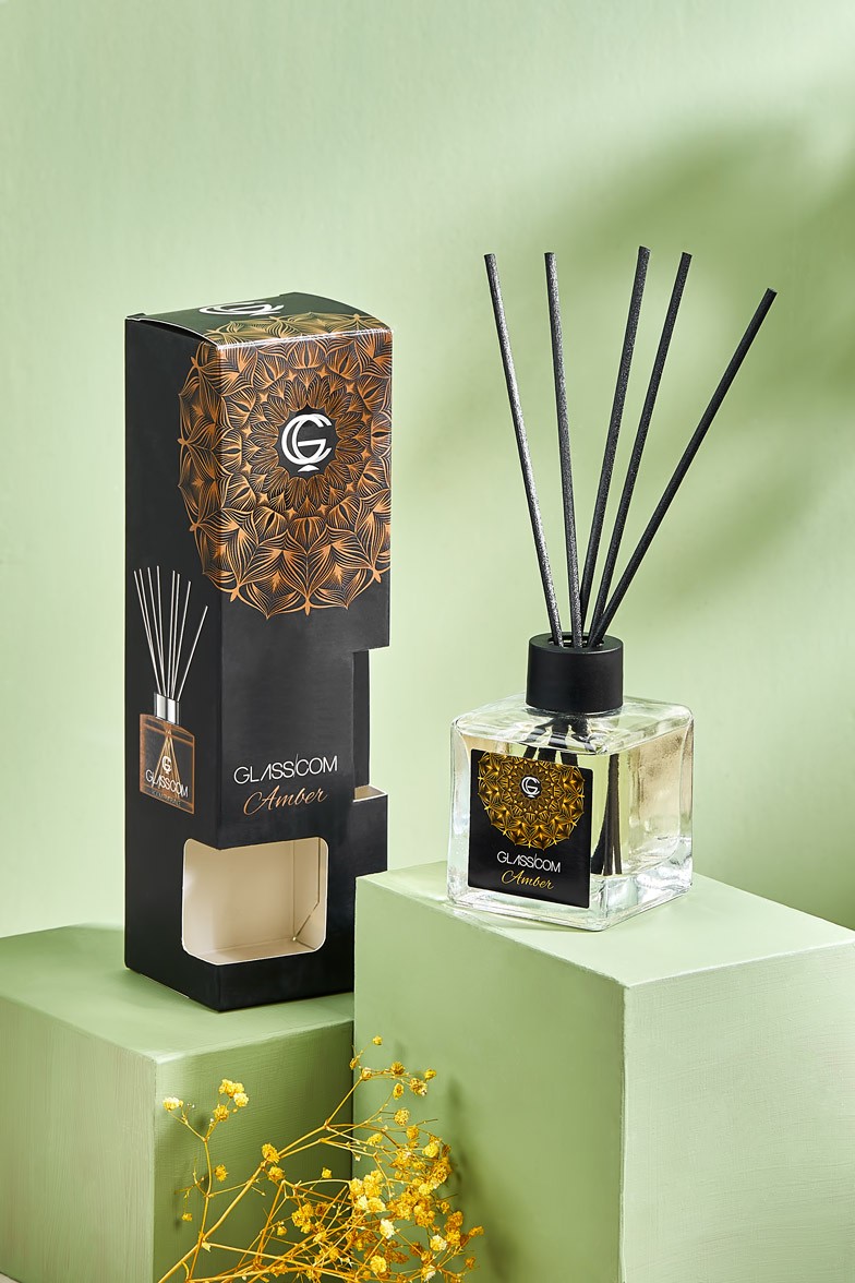 Reed Diffuser Amber Bambu Çubuklu Oda Kokusu