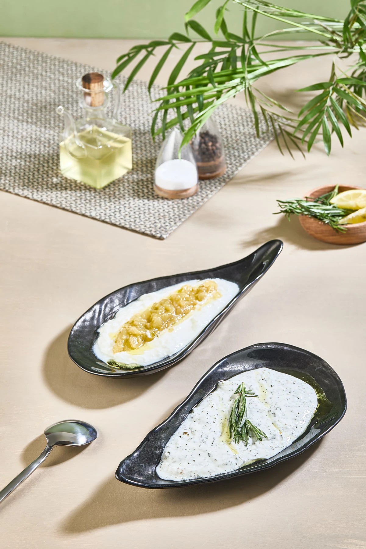 4'lü İstiridye Cam Meze Servis Tabağı Seti