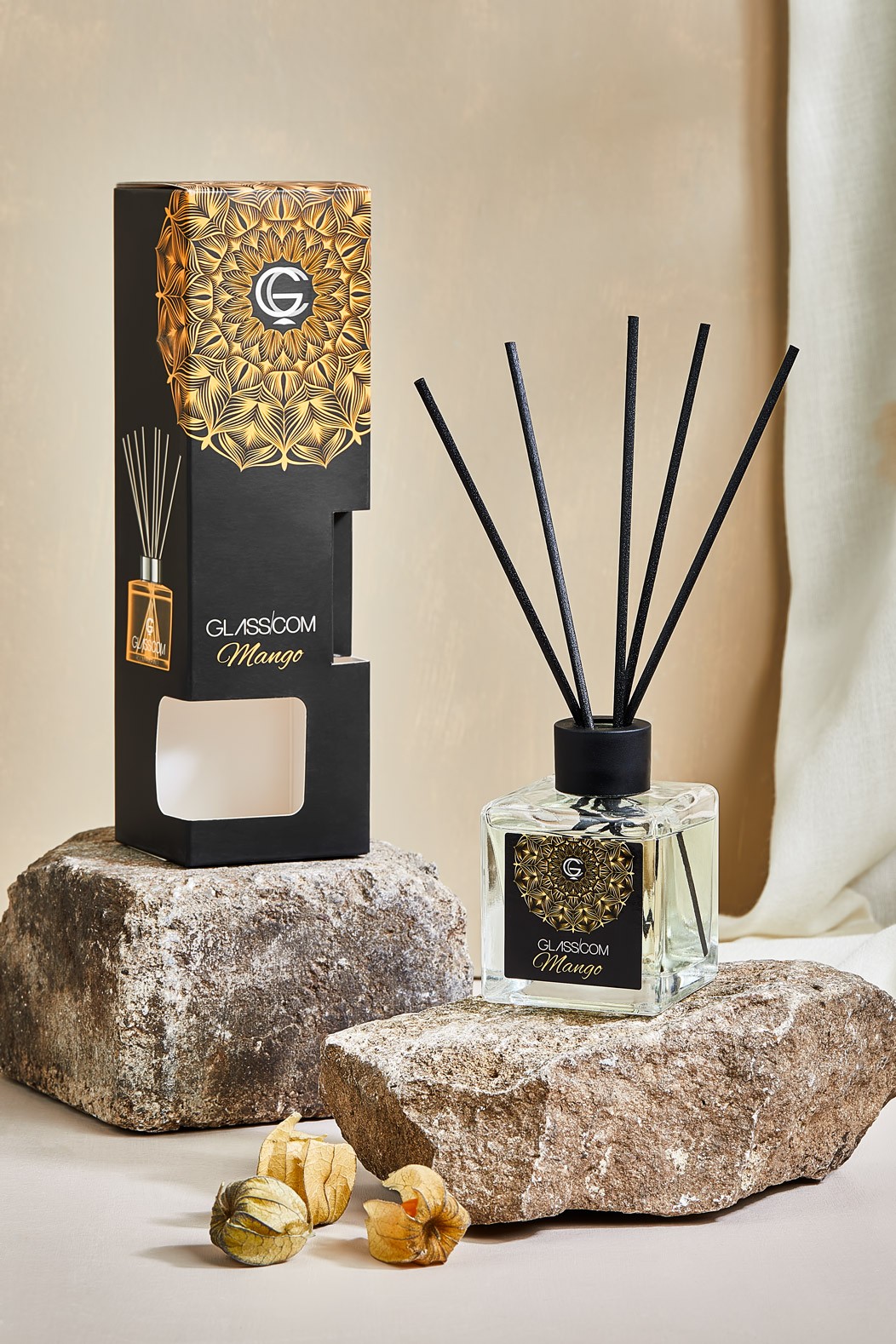 Reed Diffuser Mango Aromalı Bambu Çubuklu Oda Kokusu