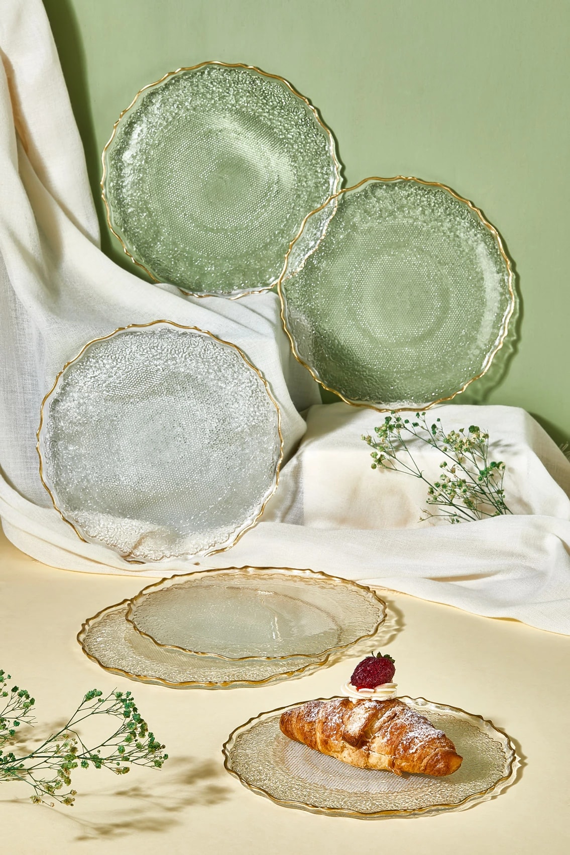 Goblen 6 Parça Pasta/Kek/Tatlı Tabağı Seti