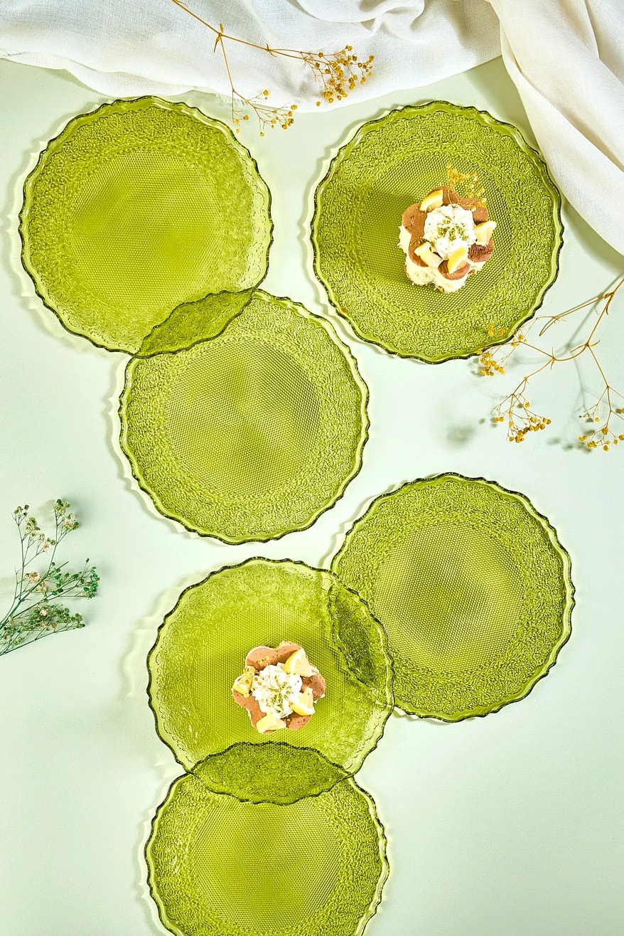 Goblen 6 Parça Pasta Servis Tabağı Seti