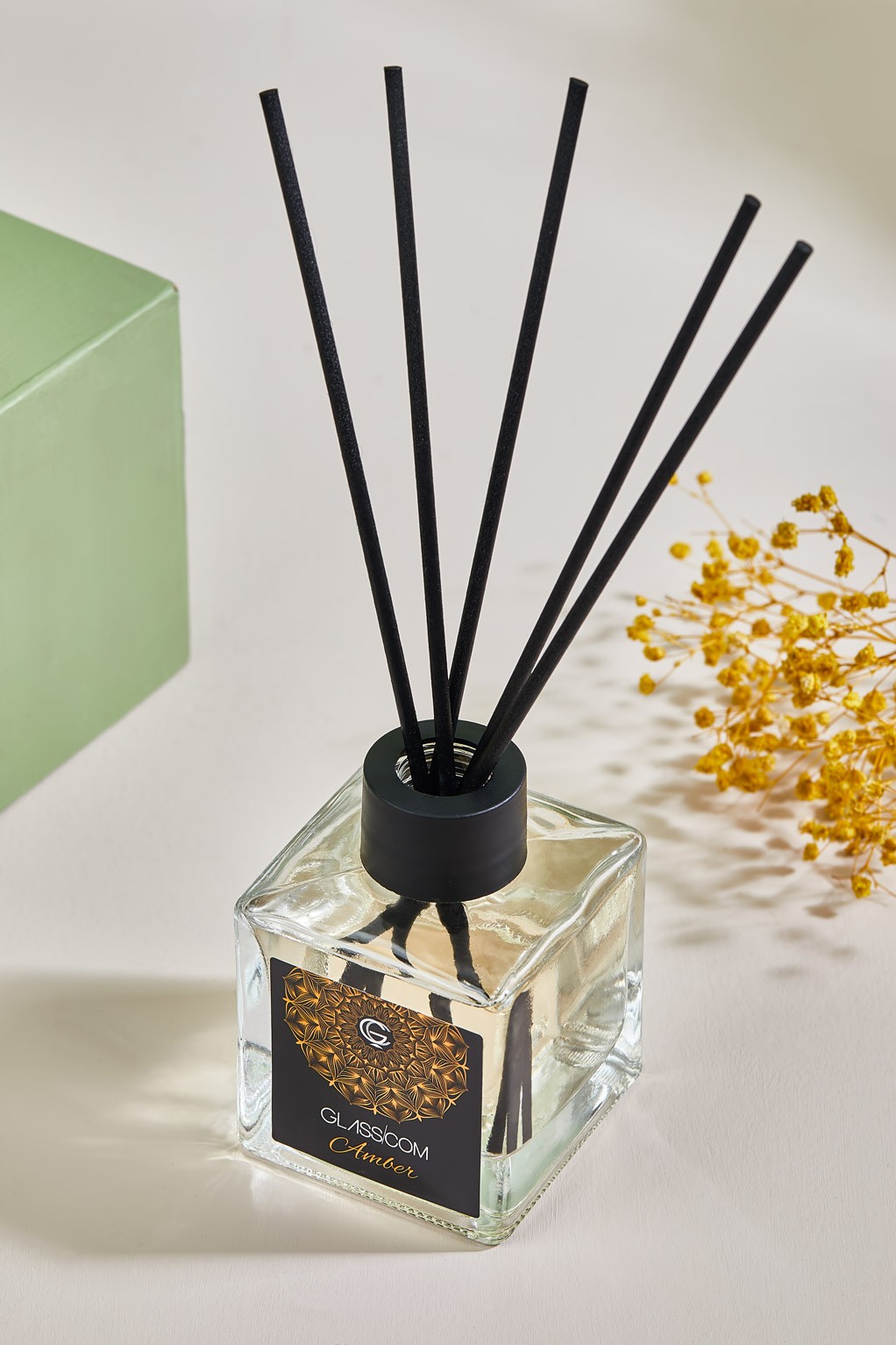 Reed Diffuser Amber Bambu Çubuklu Oda Kokusu