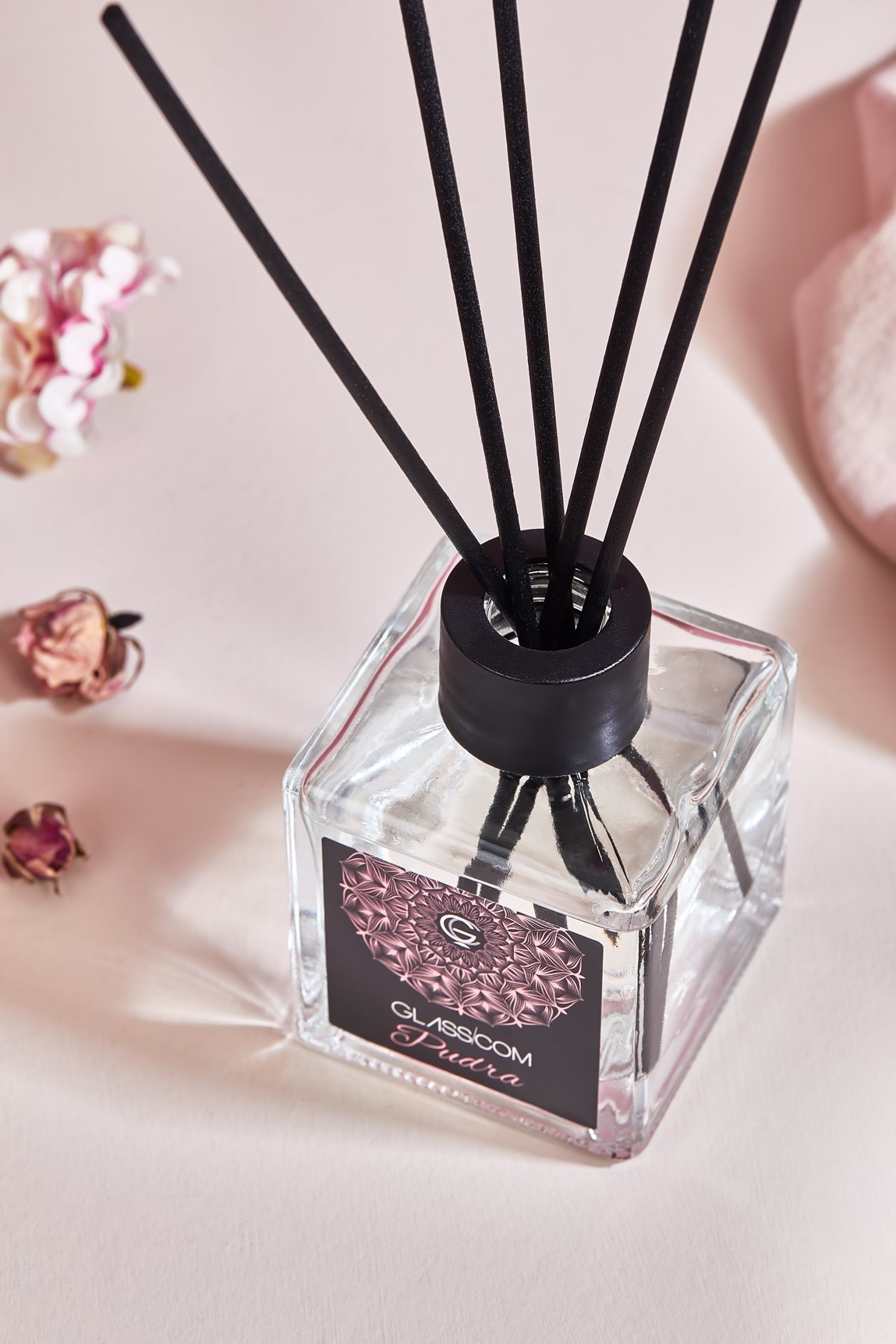 Reed Diffuser Pudra Bambu Çubuklu Oda Kokusu