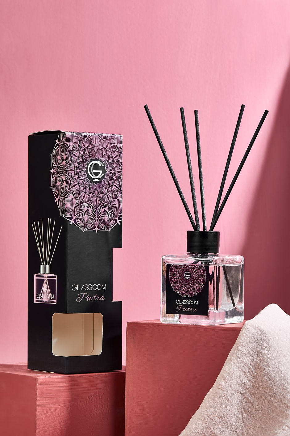 Reed Diffuser Pudra Bambu Çubuklu Oda Kokusu