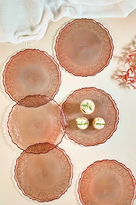 Goblen 6 Parça Pasta Servis Tabağı Seti