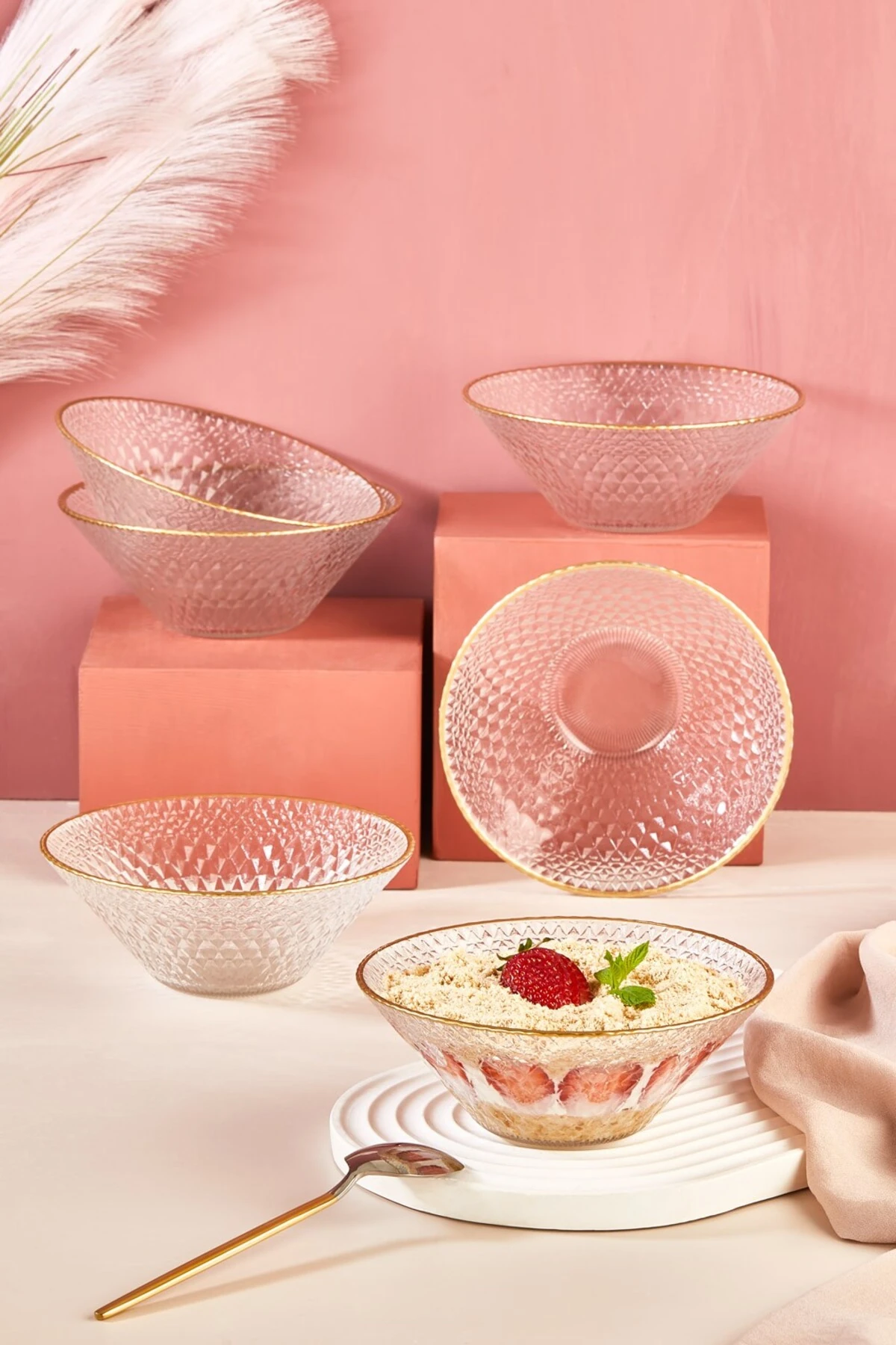 Fugi 6 Parça Salata/çorba/çerez Kase Seti