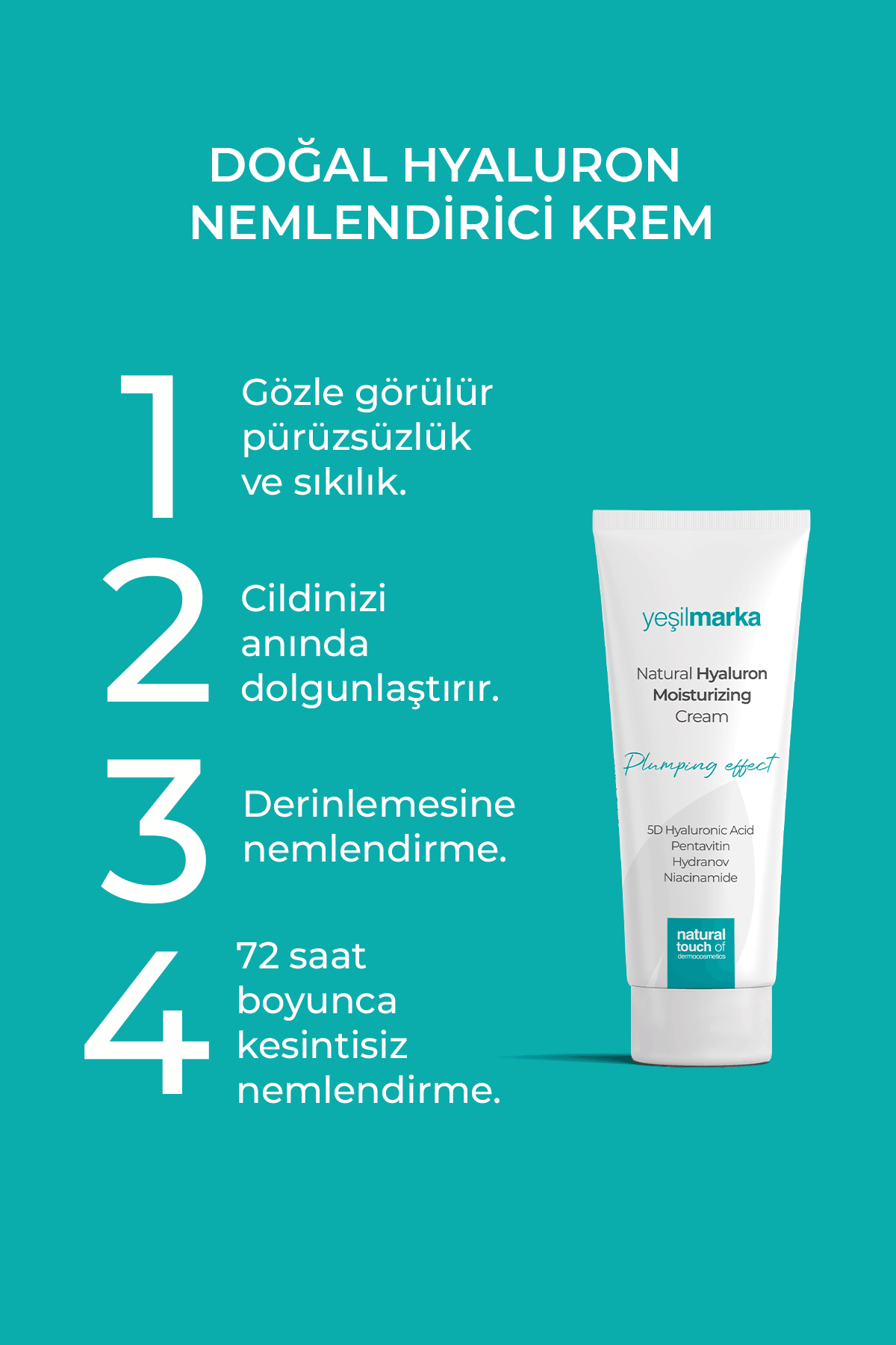 Skin Plumping Hyaluronic Moisturizing Cream