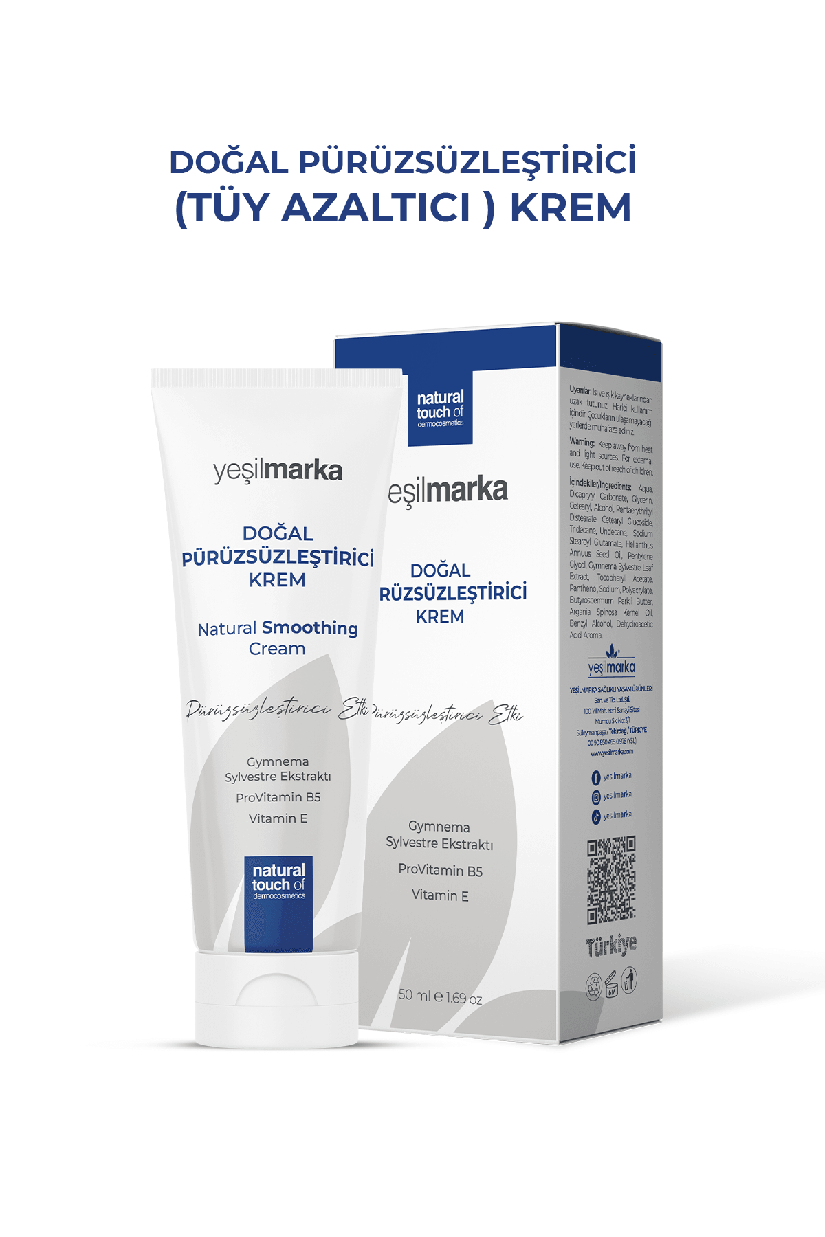 Doğal Pürüzsüzleştirici Krem (Tüy Azaltıcı)