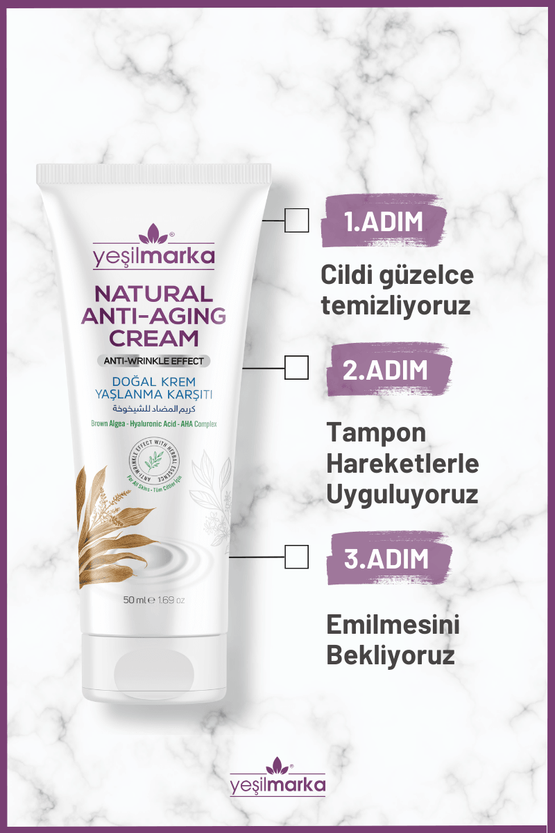 Doğal Yaşlanma Karşıtı (Anti Aging) Krem