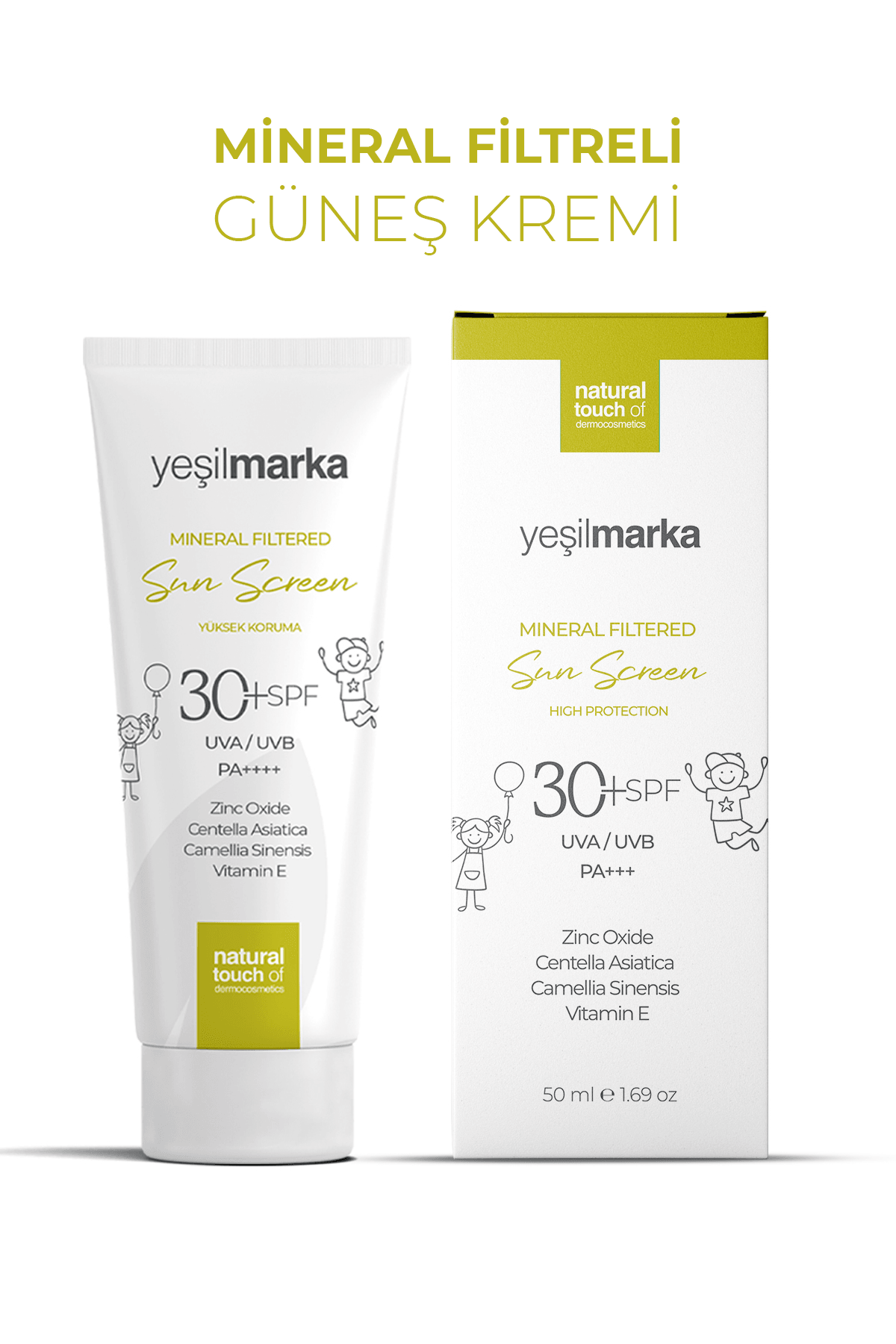 Mineral Filtreli Güneş Kremi 30 Faktör (SPF)