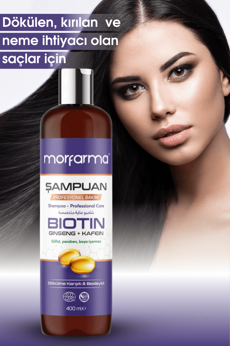 Profesyonel Bakım Şampuanı - Biotin + Ginseng + Kafein