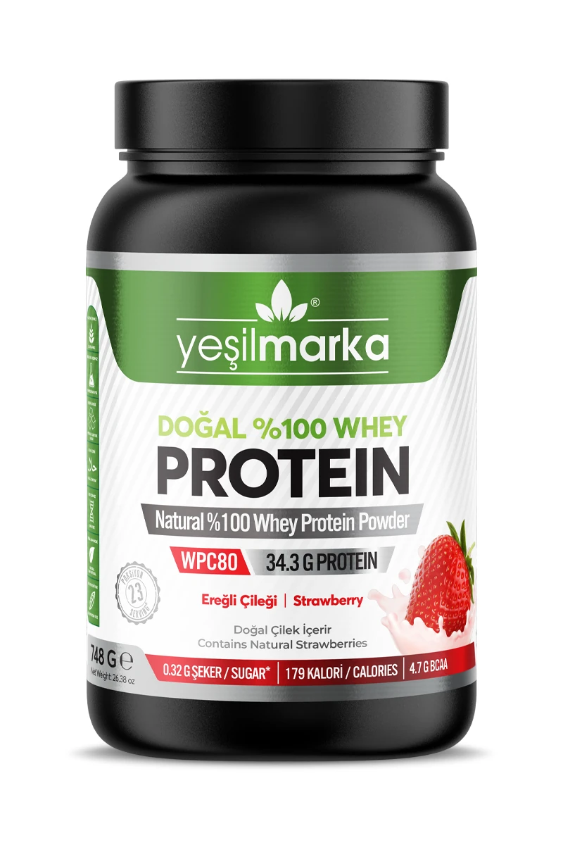 Whey Protein Tozu - Ereğli Çileği