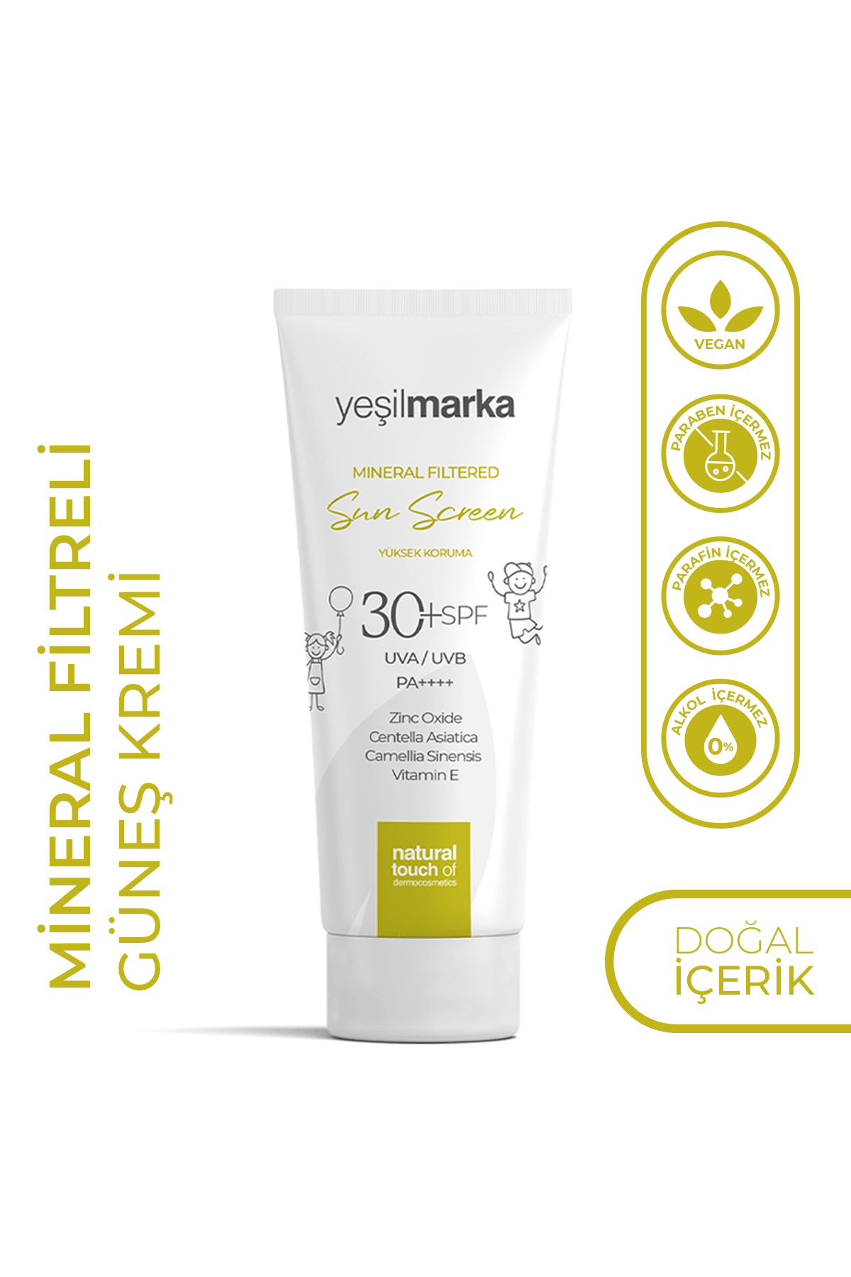 Mineral Filtreli Güneş Kremi 30 Faktör (SPF)